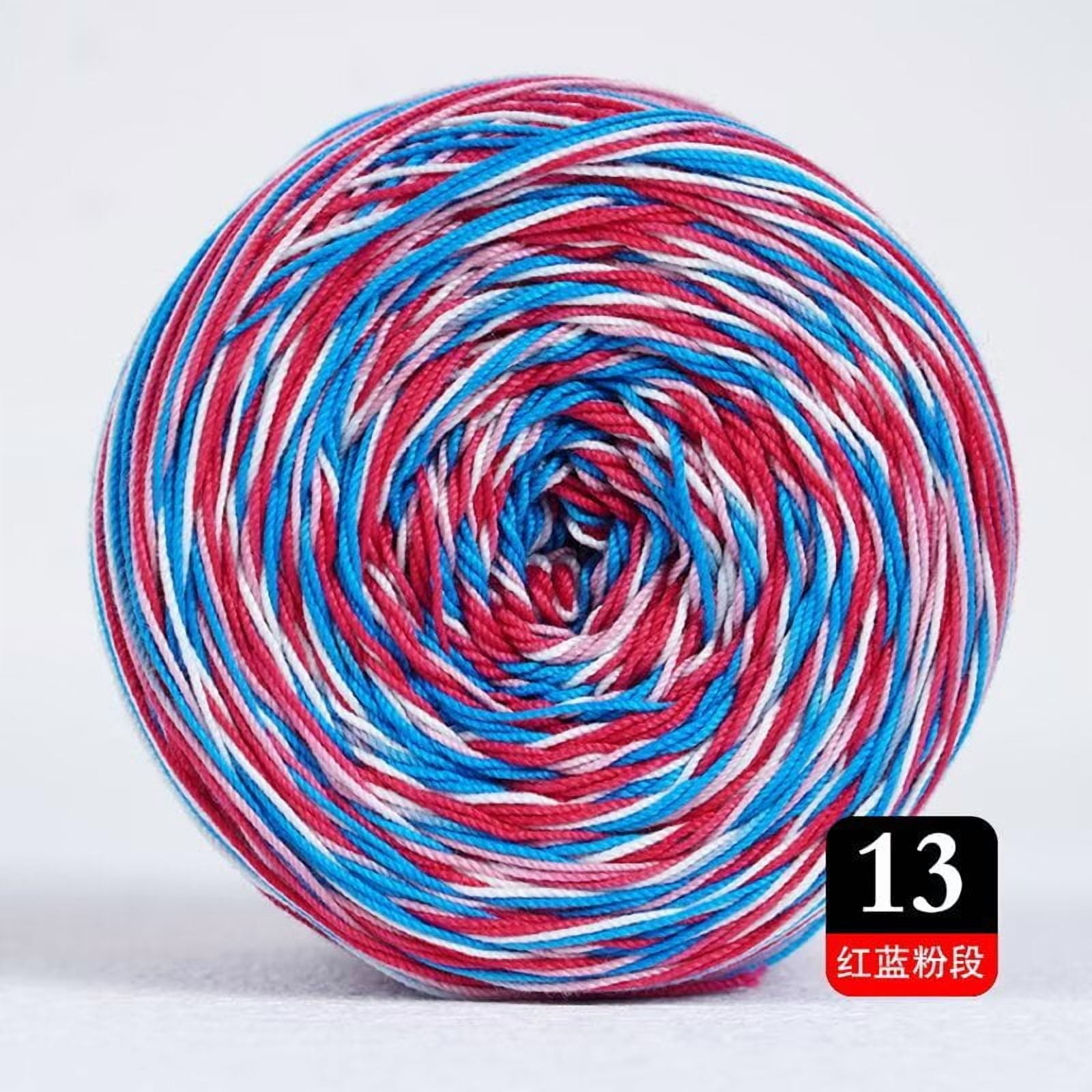 XmhyTop-A Premium Cotton Crochet Thread for Detailed Handwork and Lace Crafting (Multicolor, 1.8 oz) yx4pj