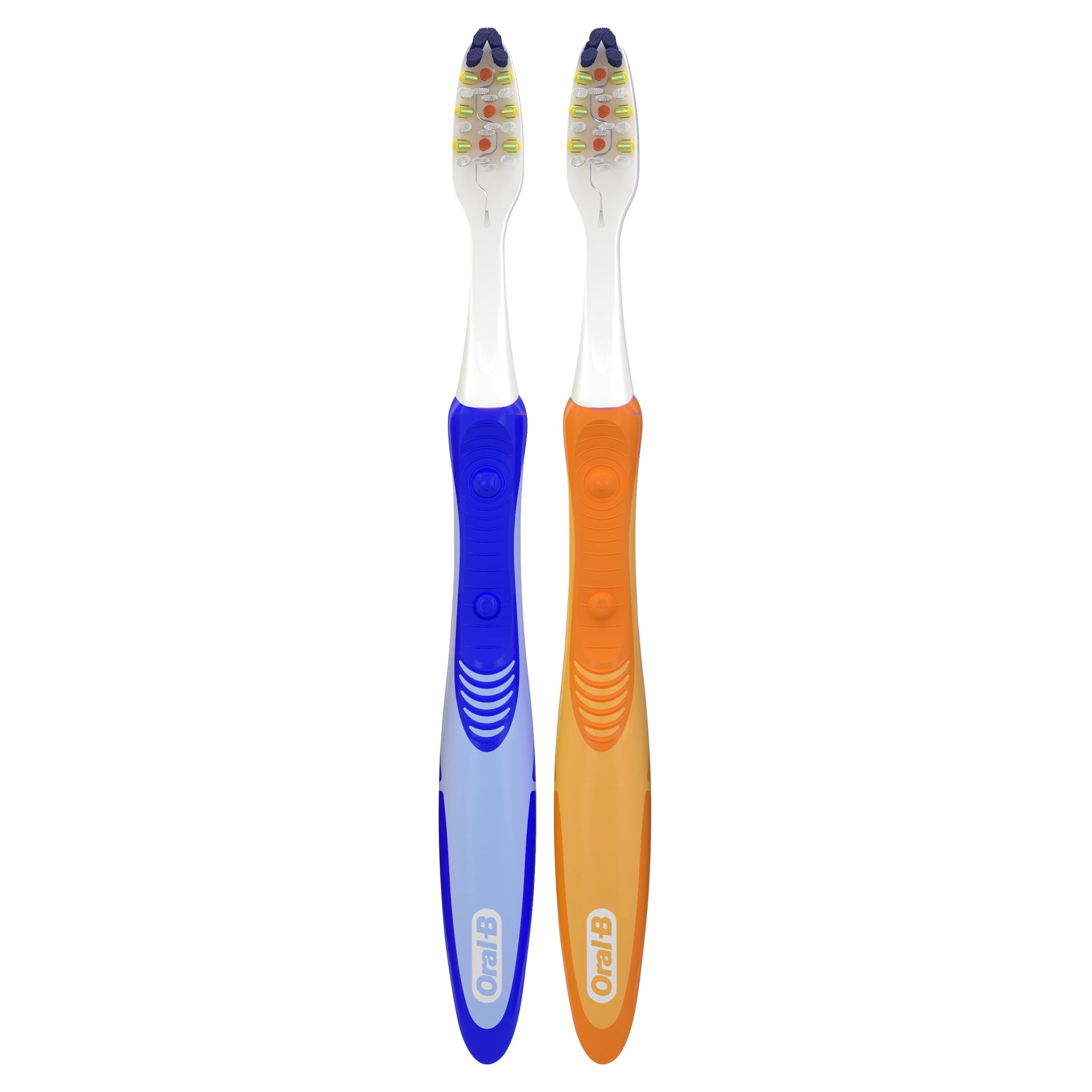 Oral-B Pulsar Battery Powered Toothbrush, Medium Bristles, Expert Clean (2 Count) 1ibz2