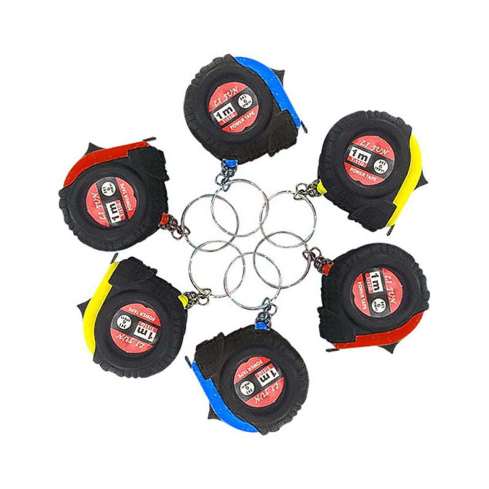 Ongmies Retractable Measuring Tape Keychain (3.28 ft, Random Color) vd430