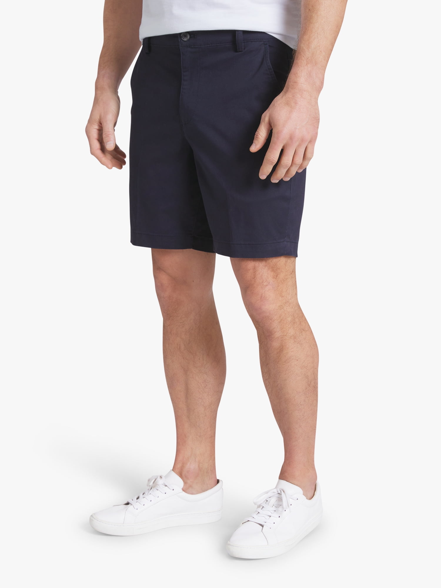 Chaps Men's Flat Front Casual Shorts (Blue, 30-42) sn8wj
