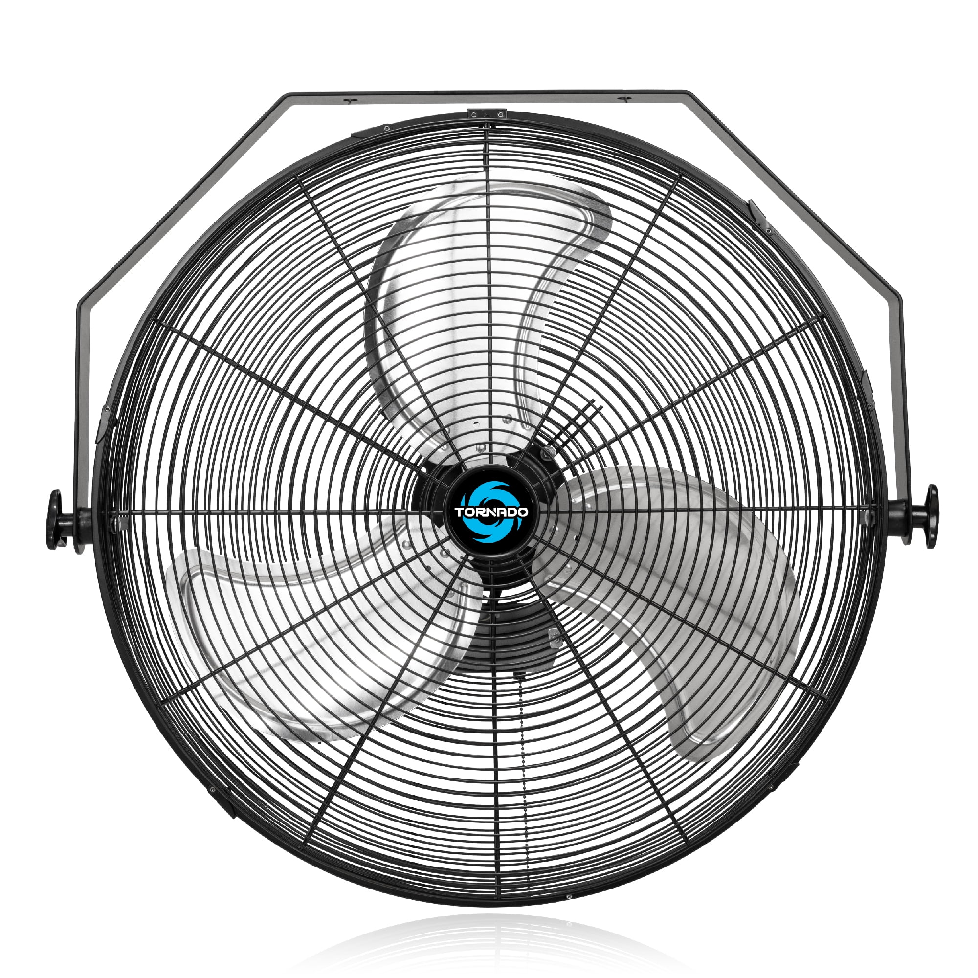 Tornado 24 Inch High Velocity Industrial Wall Mount Fan (Black, 24 in) c2v4v