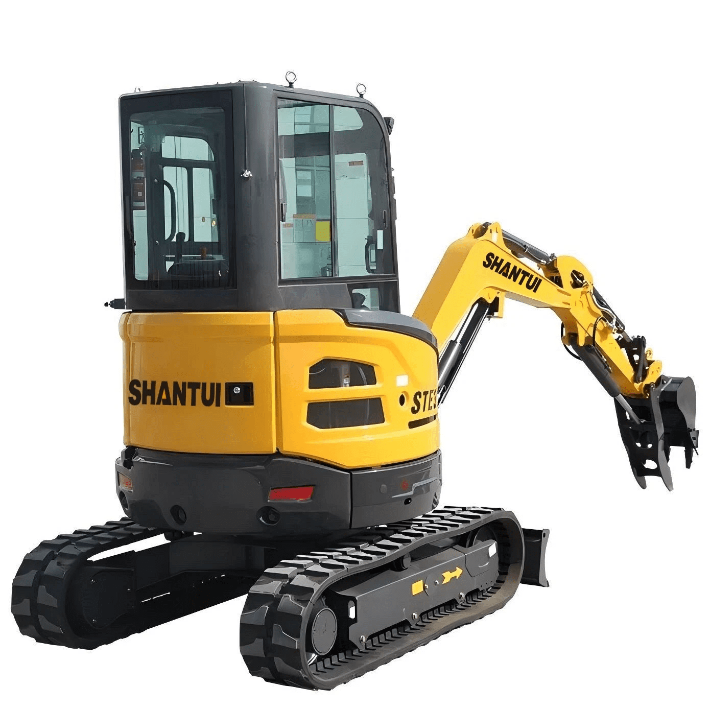 Agrotk 2.8 Ton Mini Excavator with Yanmar Diesel Engine and Hydraulic Thumb (Yellow, 9.19 ft Digging Depth) 2usiu