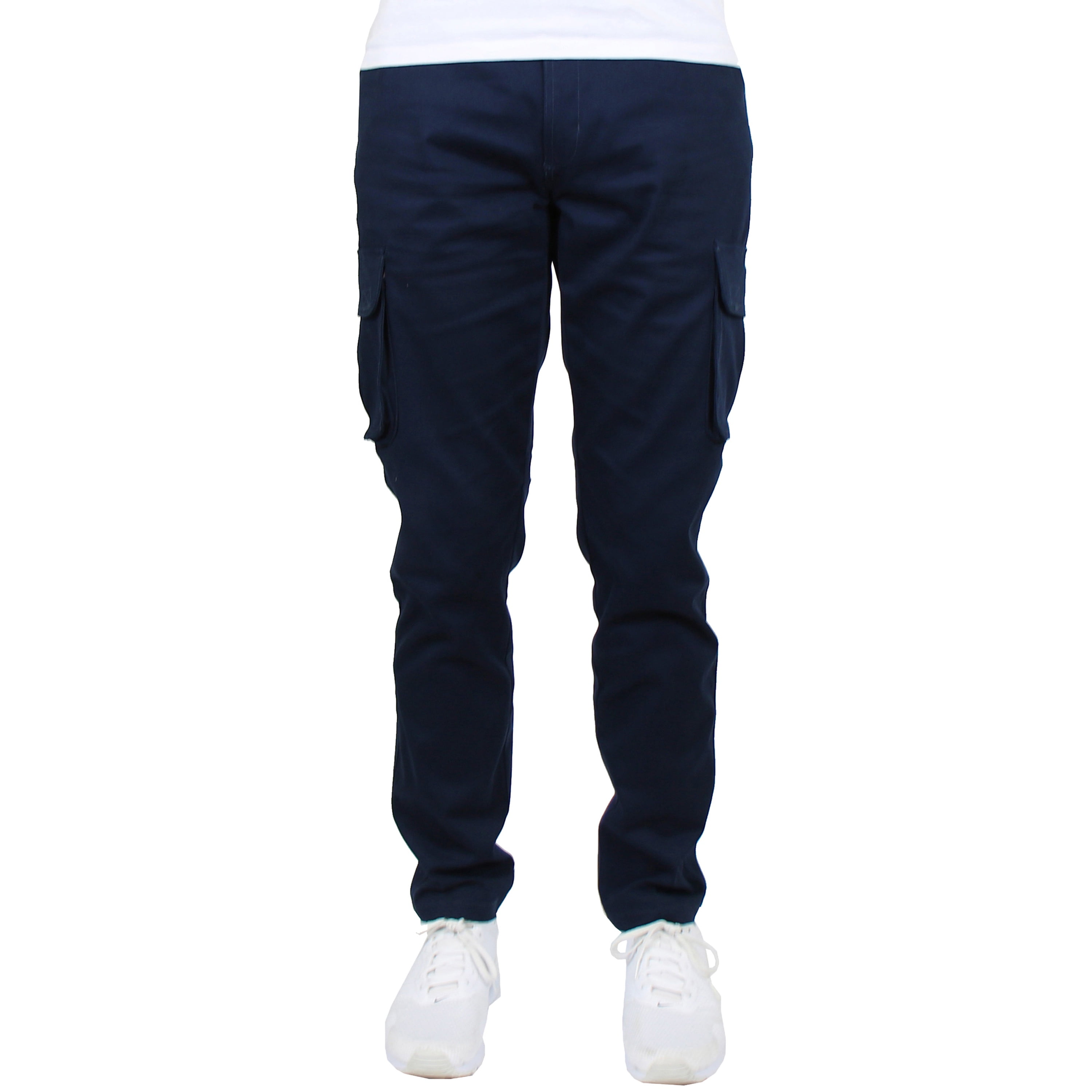 Galaxy by Harvic Men's Flex-Stretch Cotton Cargo Pants (Beige, 3-Pack) 7ocpc