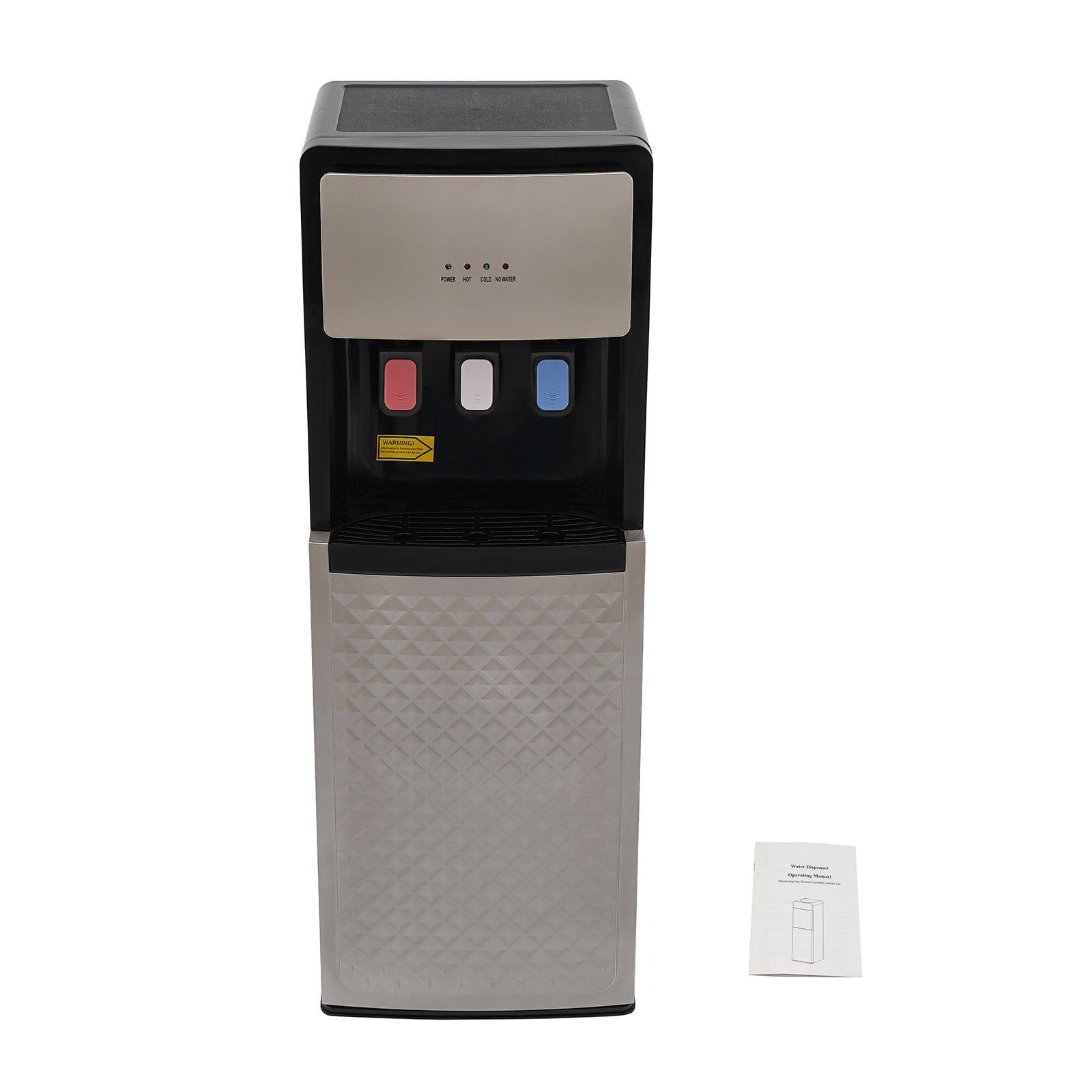 Generic Standing Water Dispenser, Bottom Loading Hot and Cold Water Cooler with 3 Temperature Settings (Silver, 1 Unit) 1gxdu - Image 9