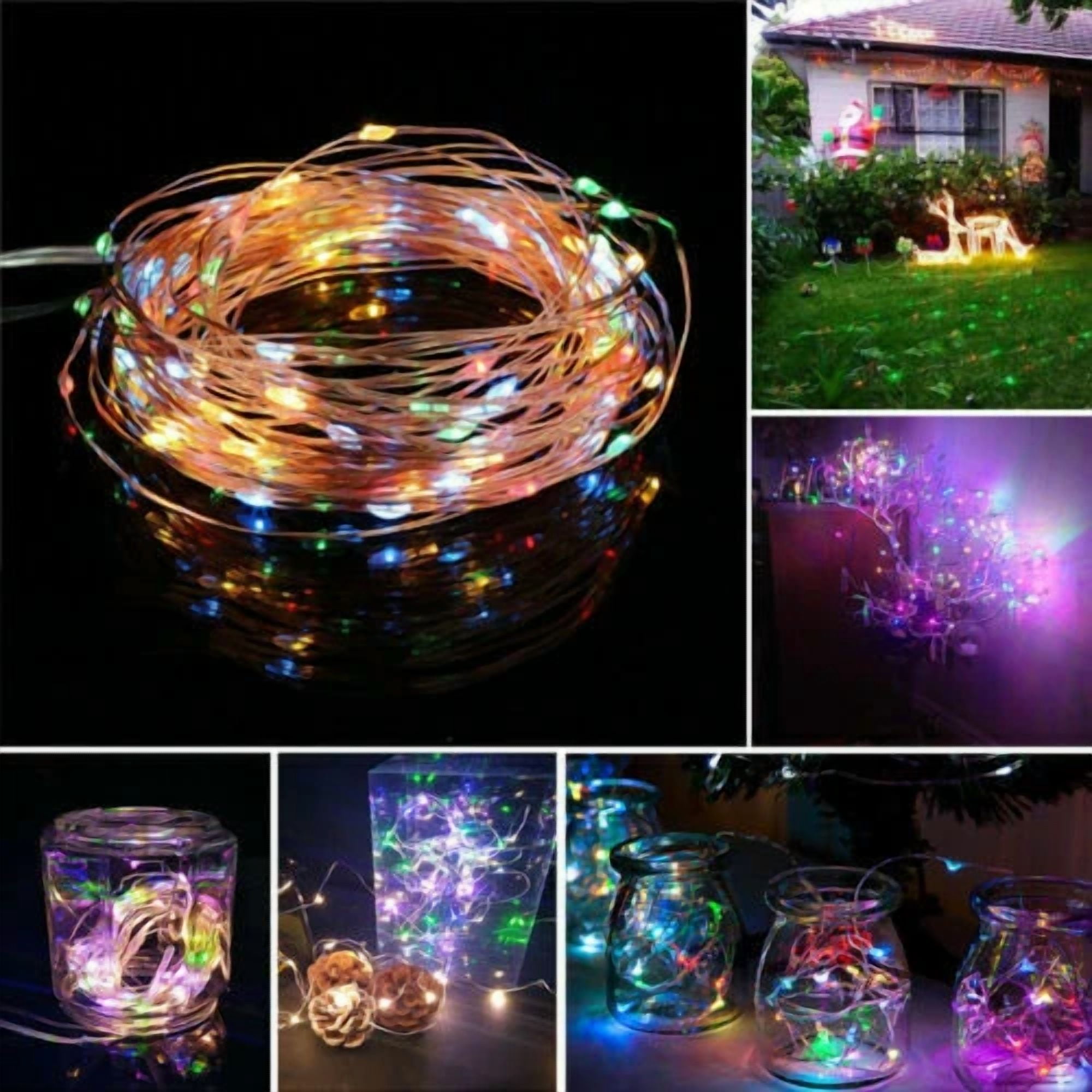 KLYNE Solar Fairy String Lights, 200 LED Copper Wire Outdoor Waterproof Garden Decor (65.6 ft) gzeak