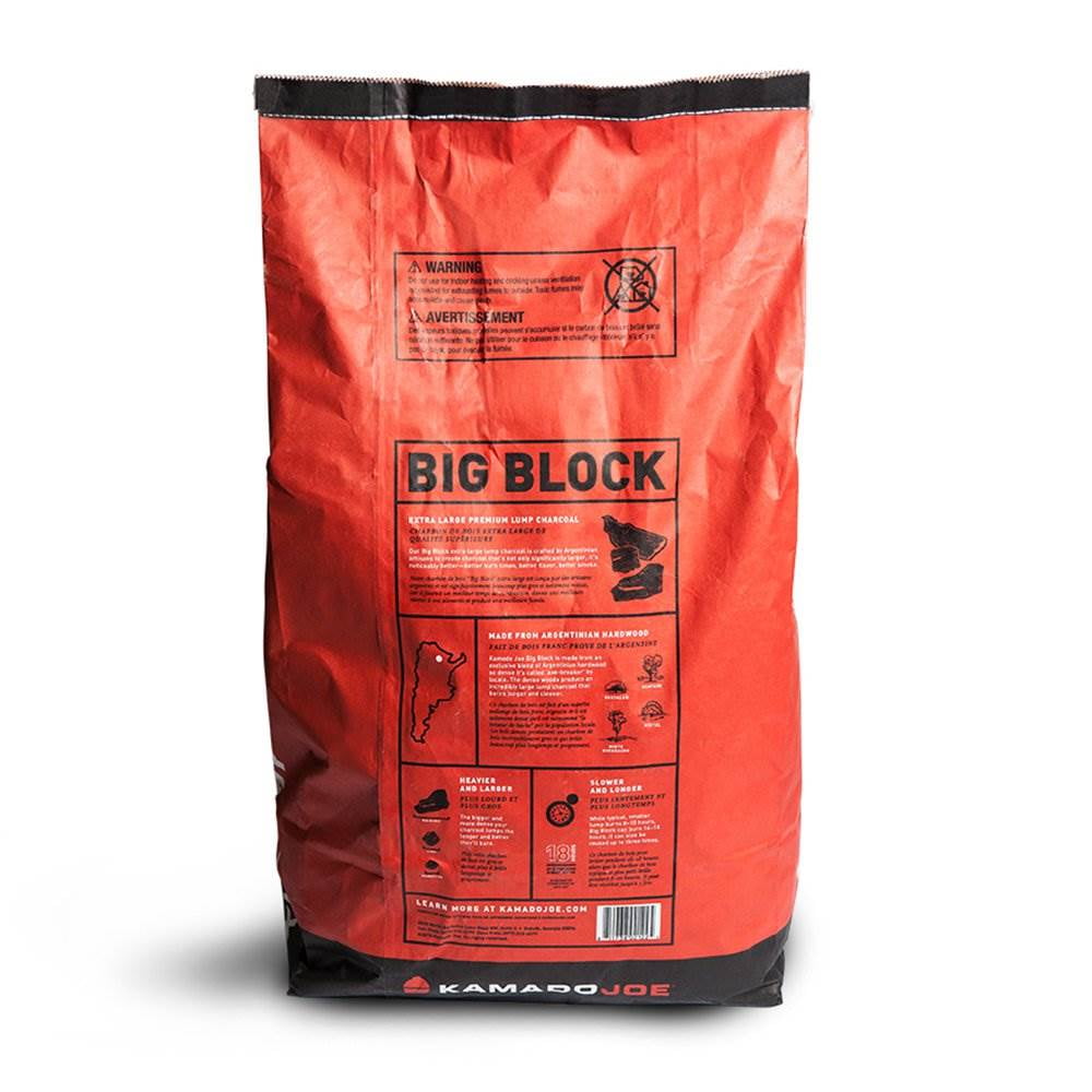 Kamado Joe Big Block All Natural Argentinian Hardwood Lump Charcoal (40 lb, 2 Pack) 3mclx