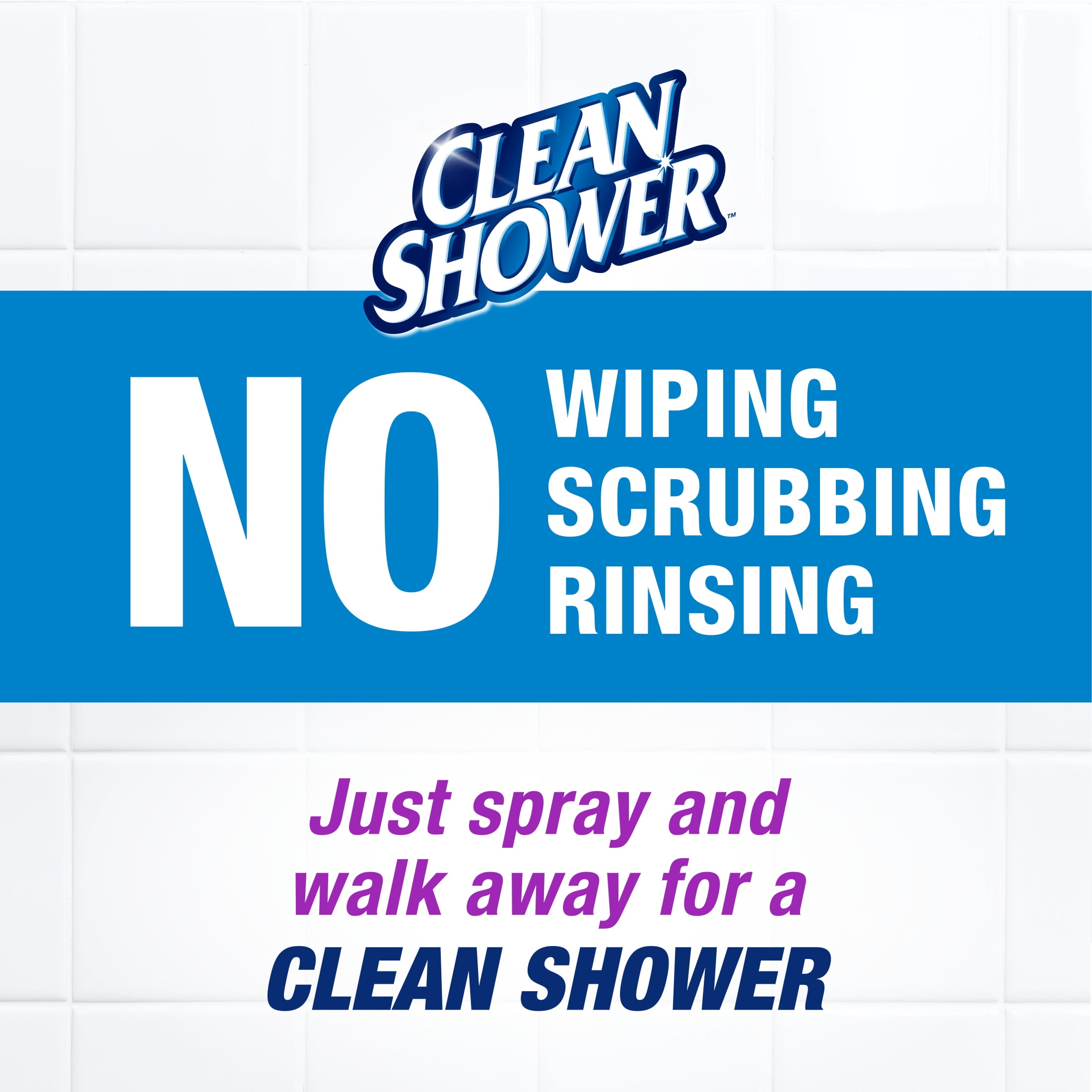 Clean Shower Daily Shower Cleaner, Non-Toxic Formula for Soap Scum and Hard Water Prevention (32 fl oz) lv8i0 - Image 3