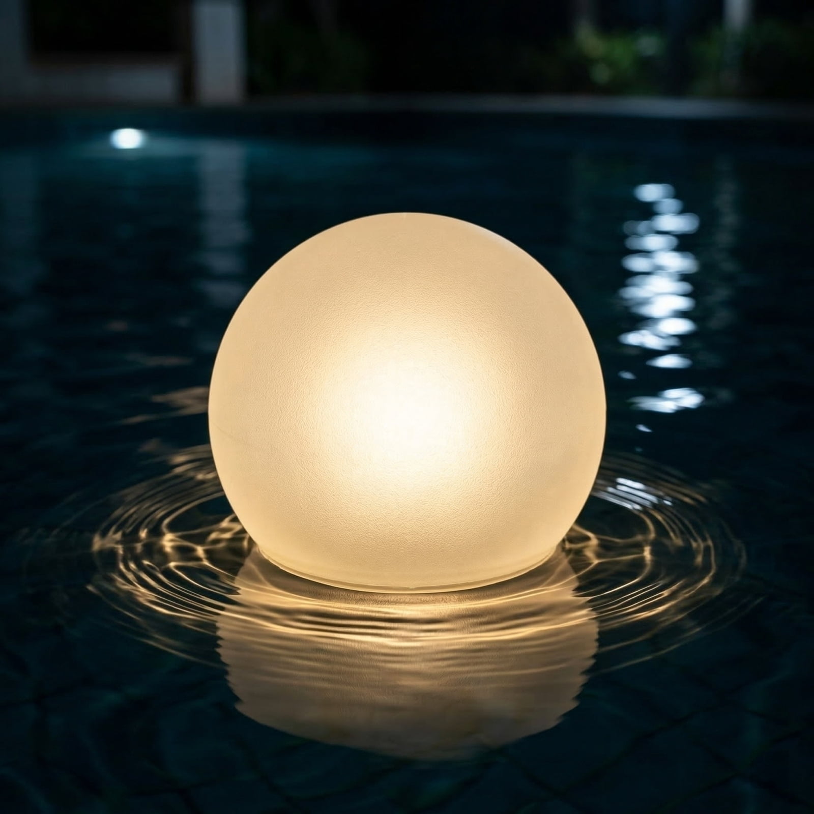 Cakiesky Floating LED Orb Light, Waterproof RGB Color Changing Pool Decor with Remote Control (Multi-color, 3.14 in) fz3q4