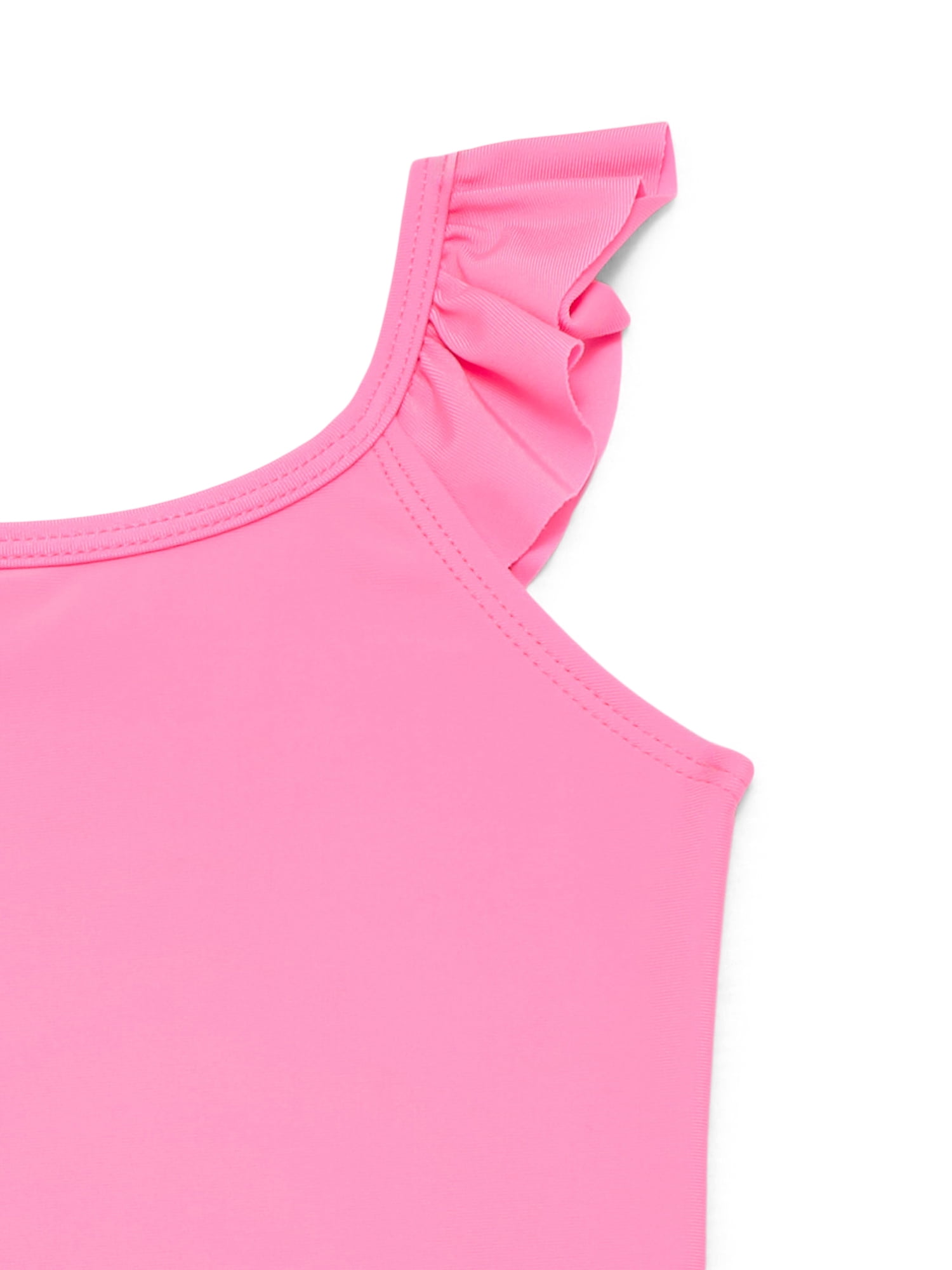 Wonder Nation Baby and Toddler Girl Tankini Swimsuit (Pink, 12M-5T) f5zlf