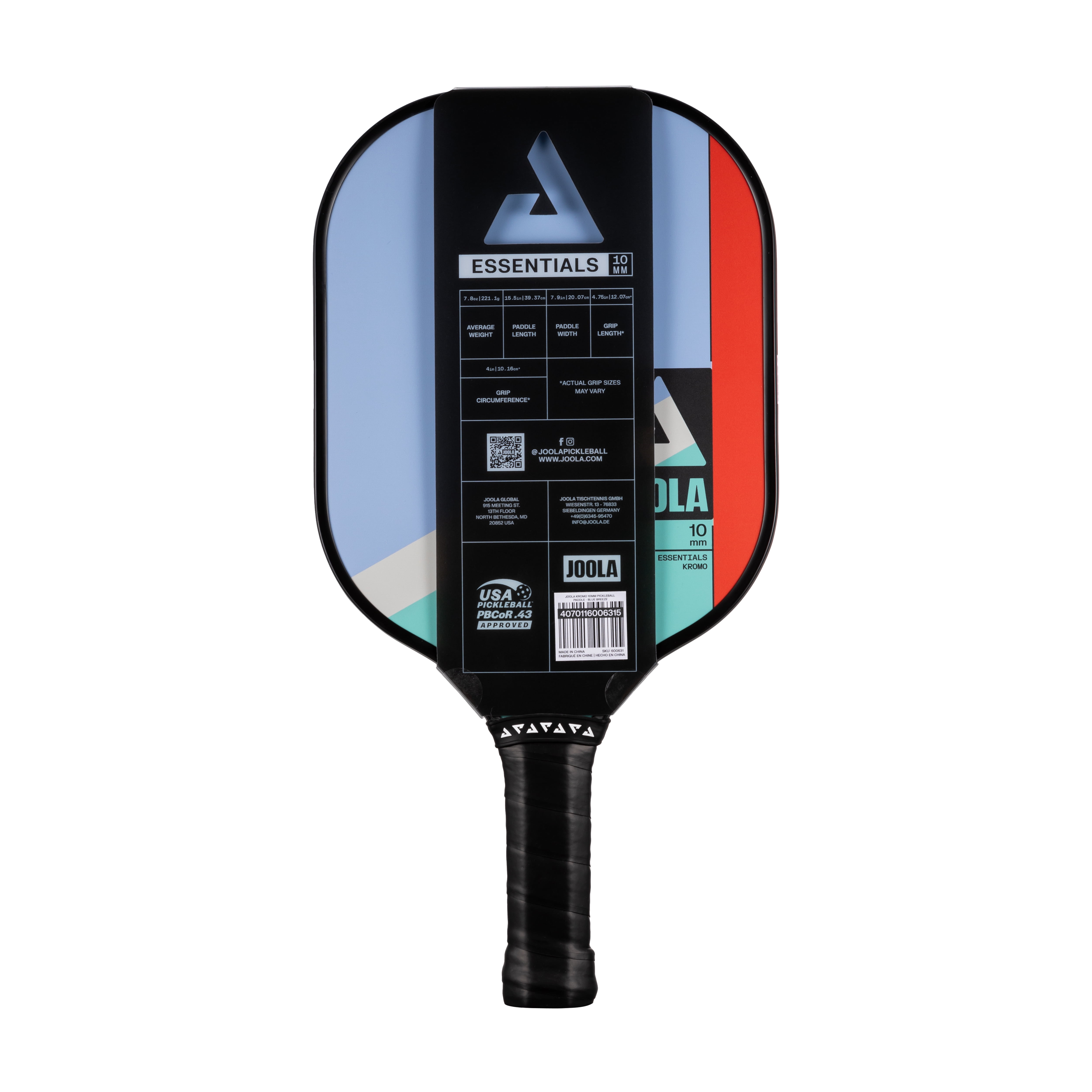 JOOLA Essentials Krono Fiberglass Pickleball Paddle (Beige, 1 Paddle) deznv