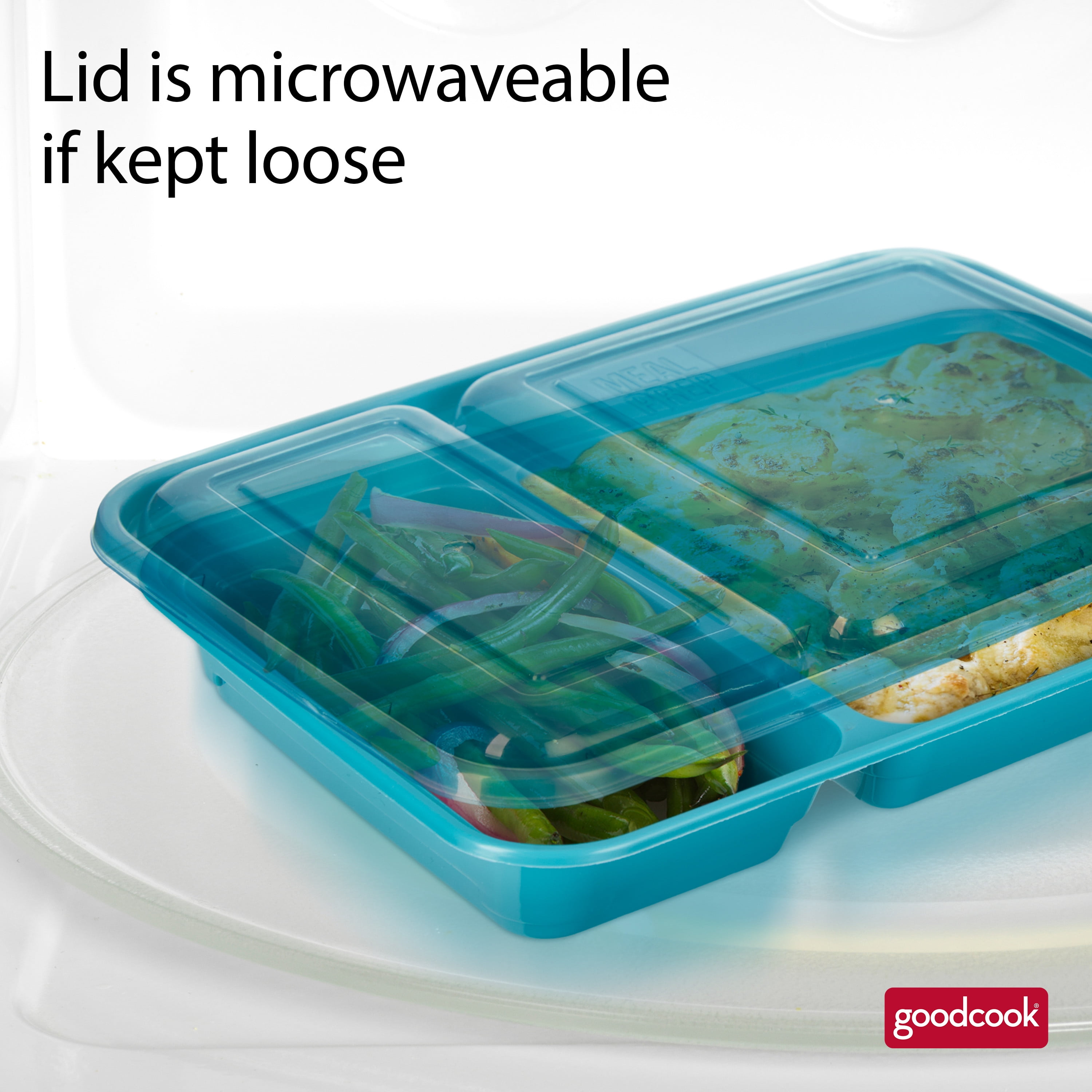GoodCook Meal Prep Food Storage Container Set with Lids (30 Count, Assorted Sizes) s60q1