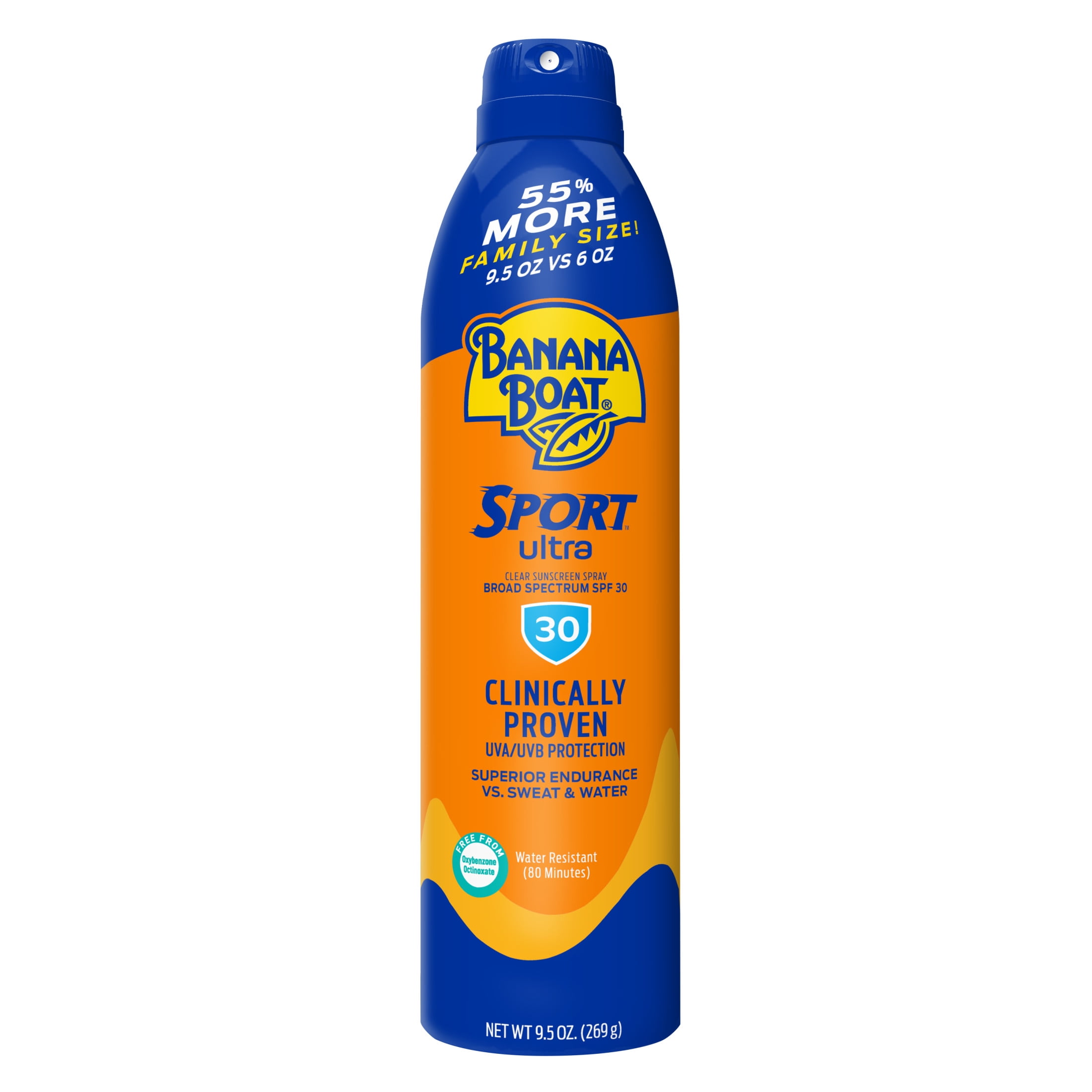 Banana Boat Sport Ultra SPF 30 Sunscreen Spray, Broad Spectrum Protection (9.5 oz) l3i5p