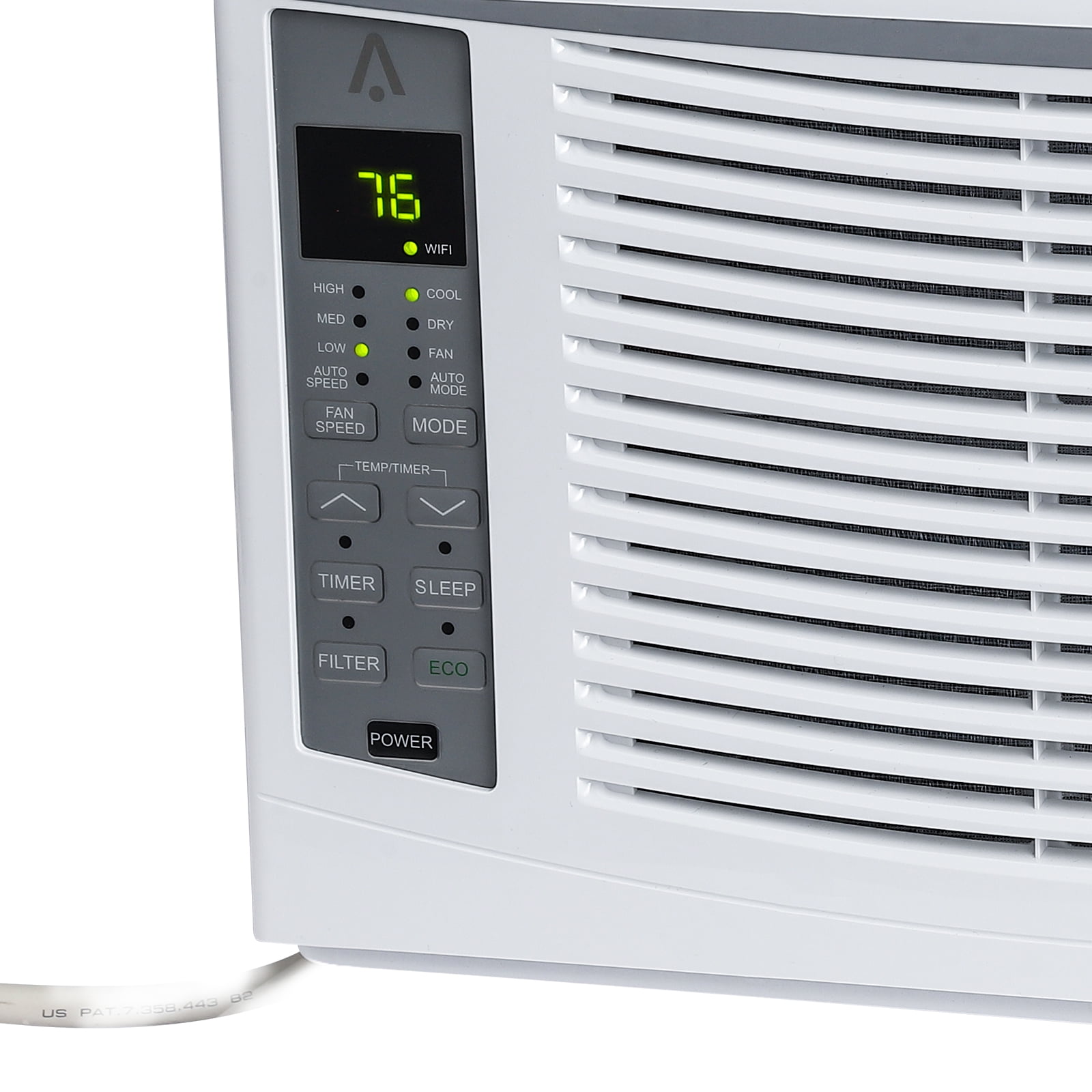 MERXENG Smart WiFi Window Air Conditioner (6000 BTU, Cools Up to 350 sq ft, White) raf6u