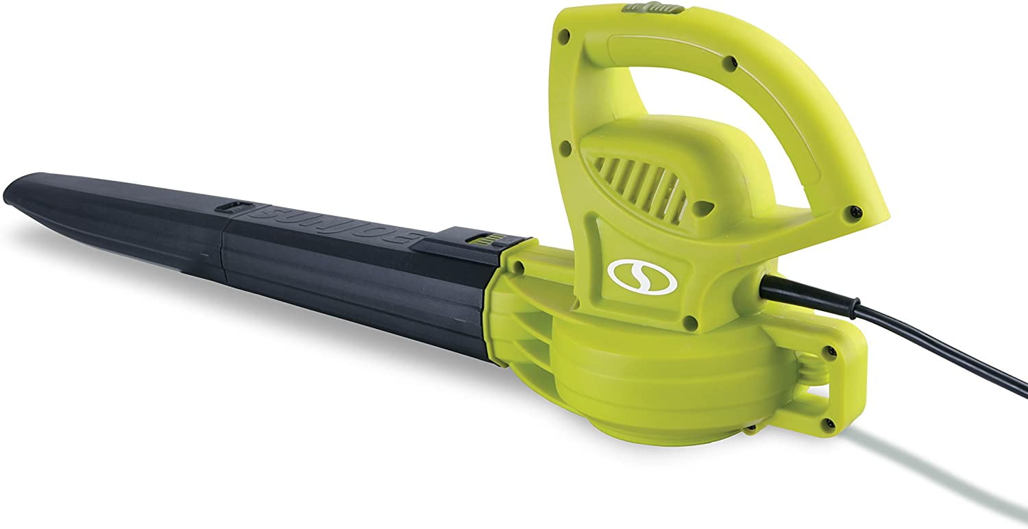 Sun Joe SBJ597E-GRY Electric Leaf Blower, 6-Amp 155 MPH Air Speed, Lightweight Handheld Design (Grey, 3.9 lb) bt1e8