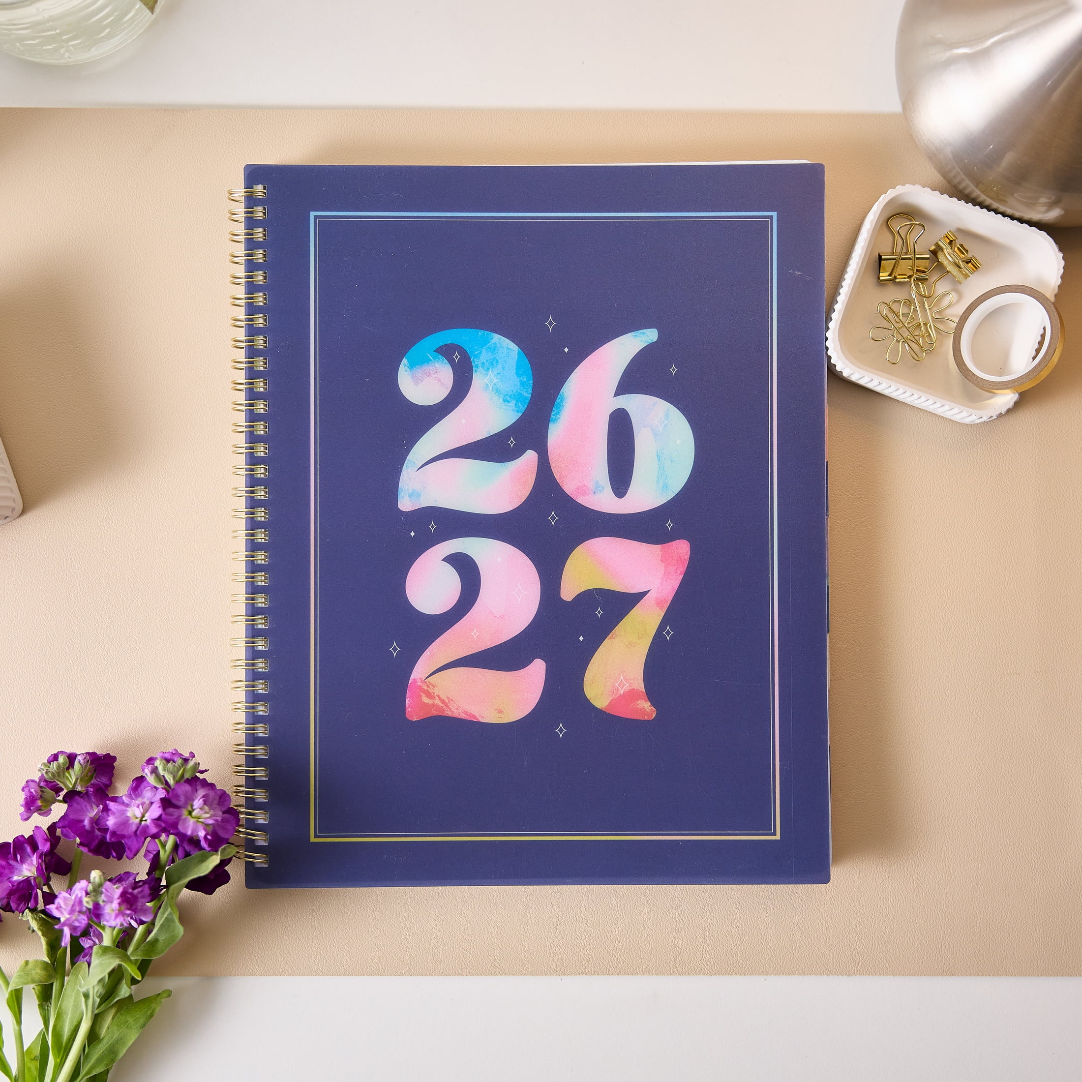 Happy Planner Bright Year 15-Month Weekly & Monthly Planner, Dashboard Layout (8.5 in x 11 in) gzv9t