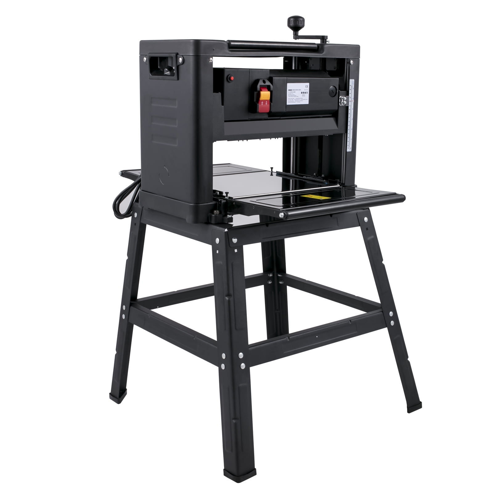 VEVOR Benchtop Thickness Wood Planer, 12.5 in Cutting Width, 1500W Motor with Detachable Stand (12.5 in) 1jvsj