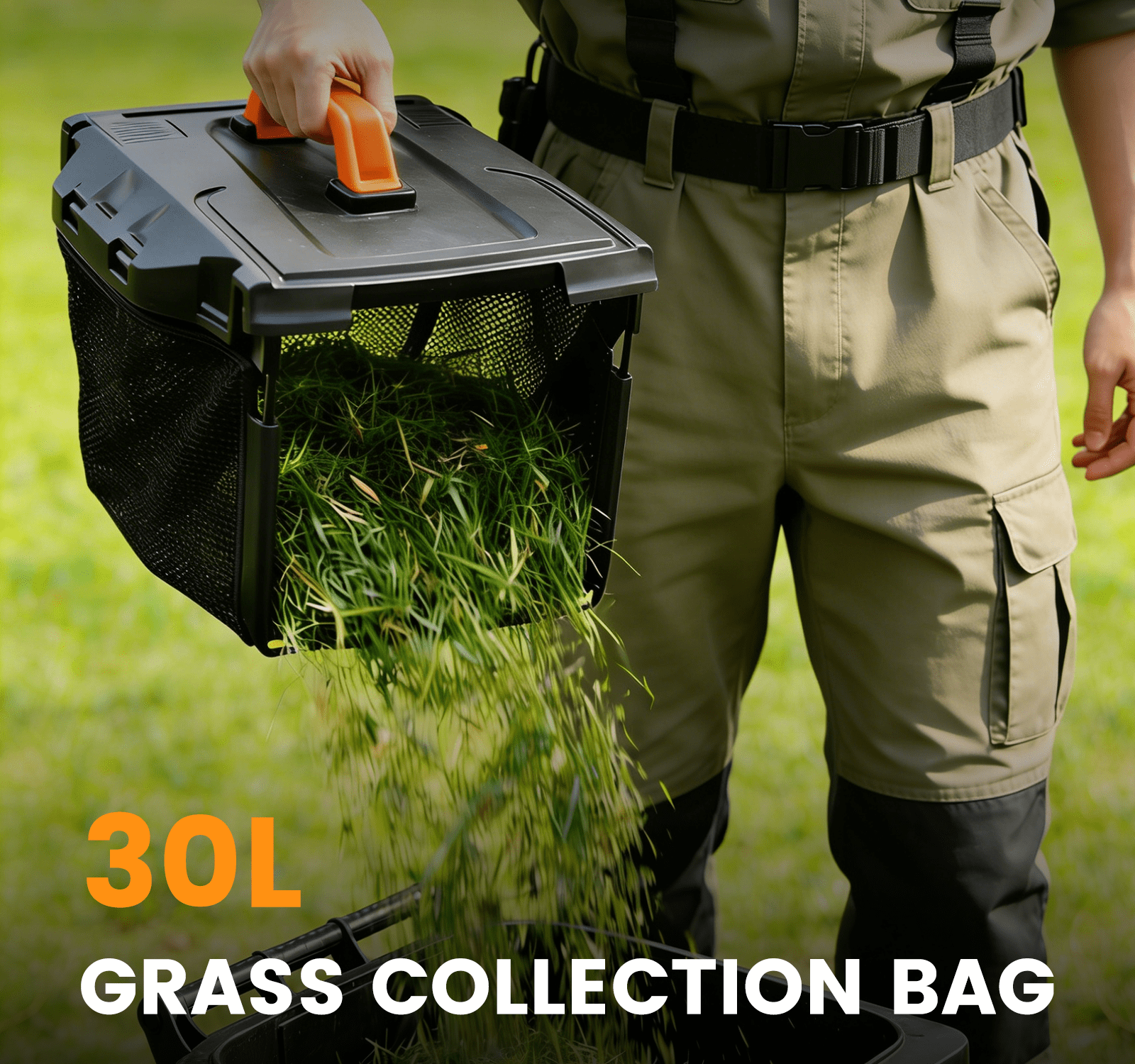 Gewol 20V 13 in Cordless Lawn Mower, Lightweight Push Mower with 2 Batteries & Fast Charger (13 in) 9vq7g