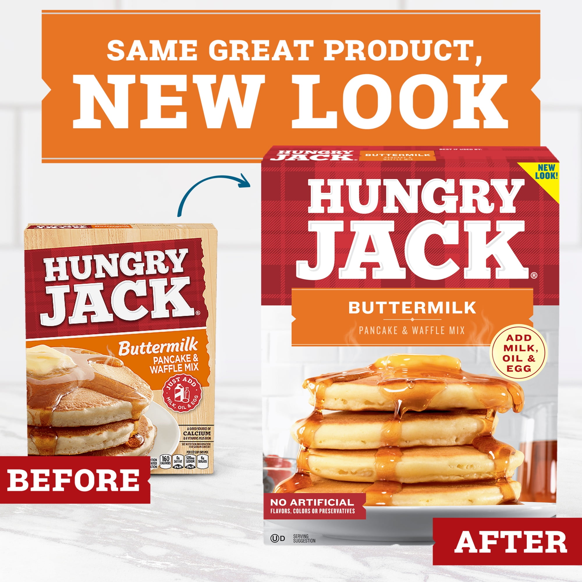 Hungry Jack Buttermilk Pancake and Waffle Mix (32 oz) wiu00