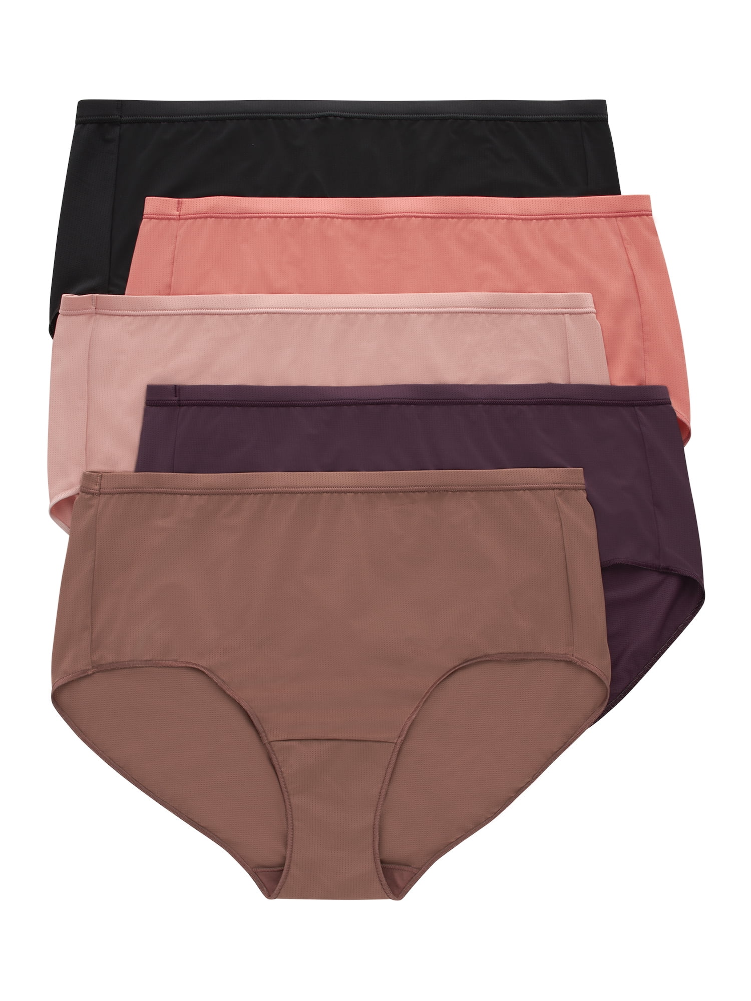 Hanes Women's Breathable Mesh Brief Panties (Assorted Colors, 5-Pack) 6vw74