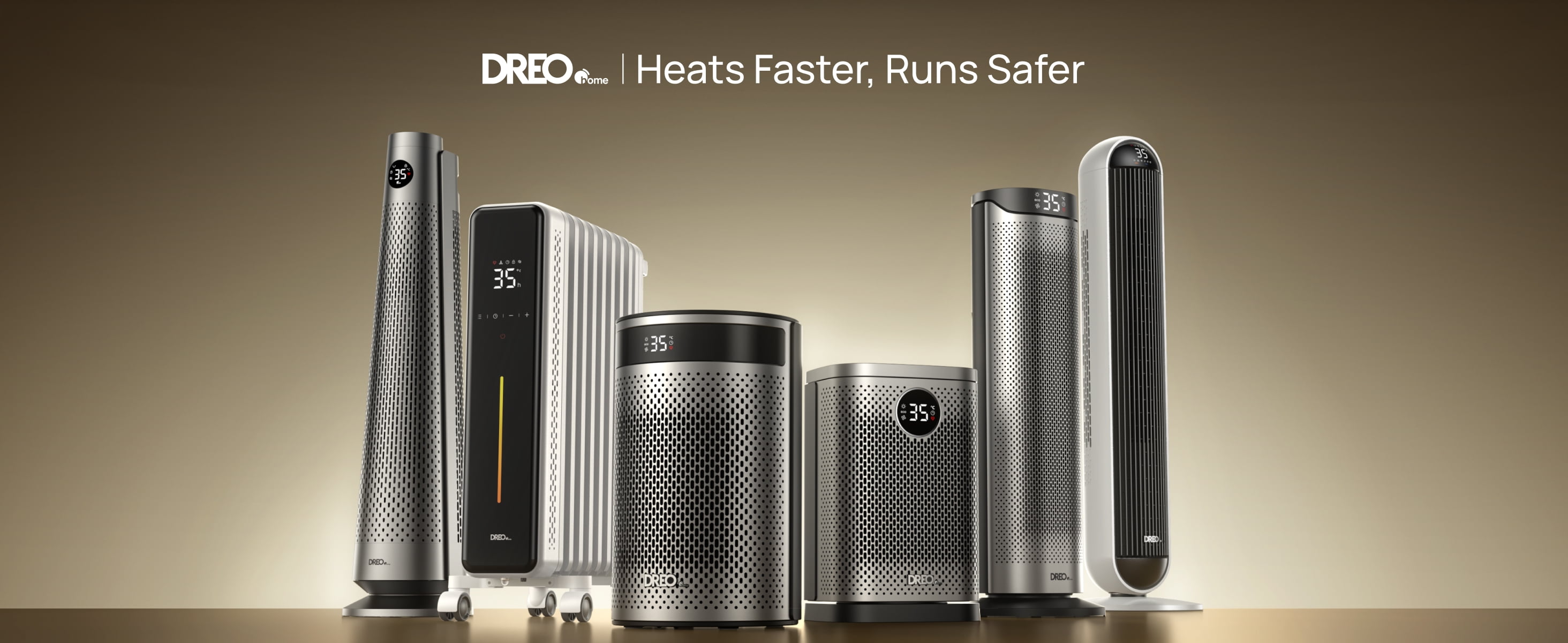 DREO Circular Space Heater, 1500W Portable Electric Heater with Remote, 60° Adjustable Tilt, ECO Mode, Whisper-Quiet (Black) unu9y