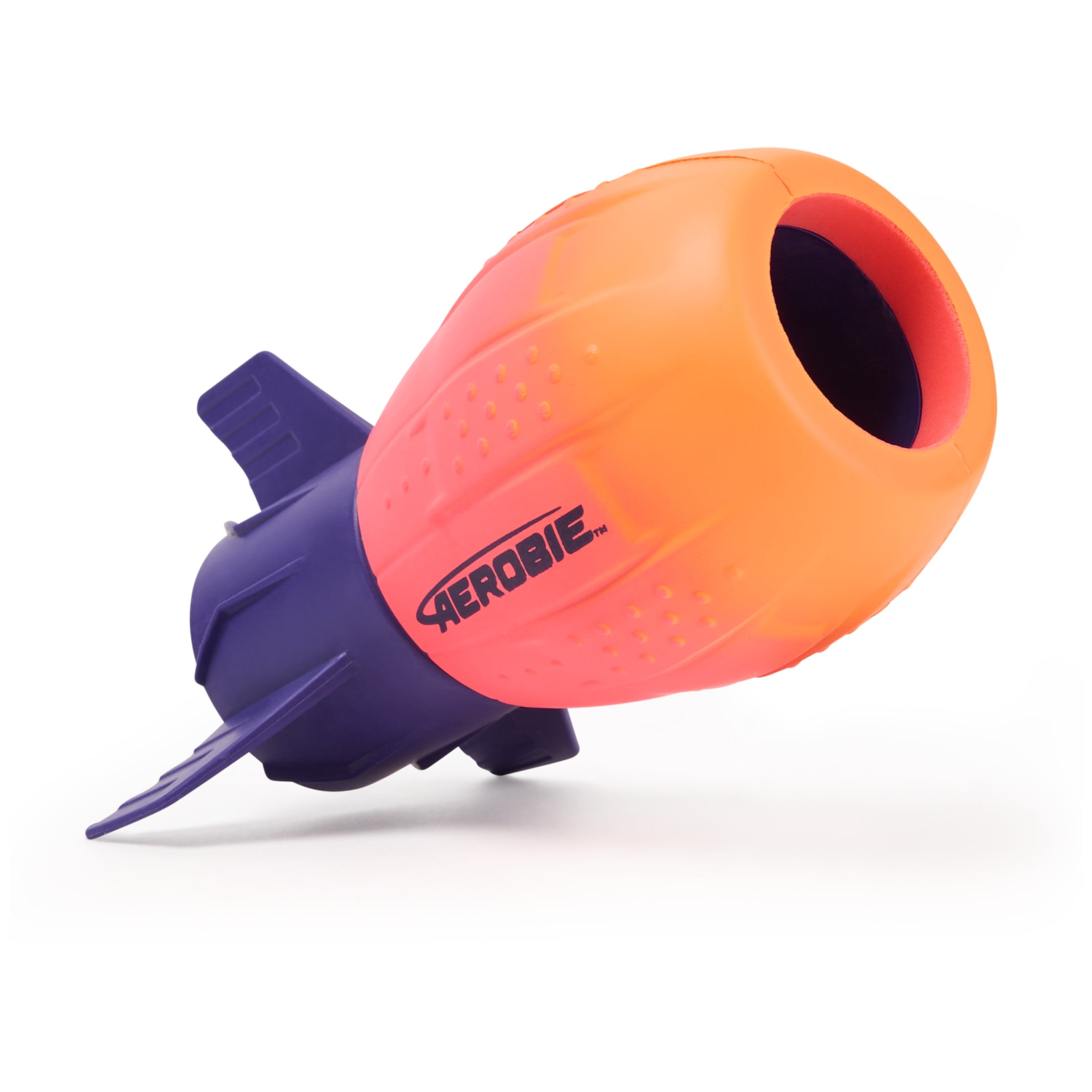 Aerobie Super Sonic Fin Catch Football, Gyroscopic Throwing Toy for Outdoor Play (Blue, 5.25 in) dr38e