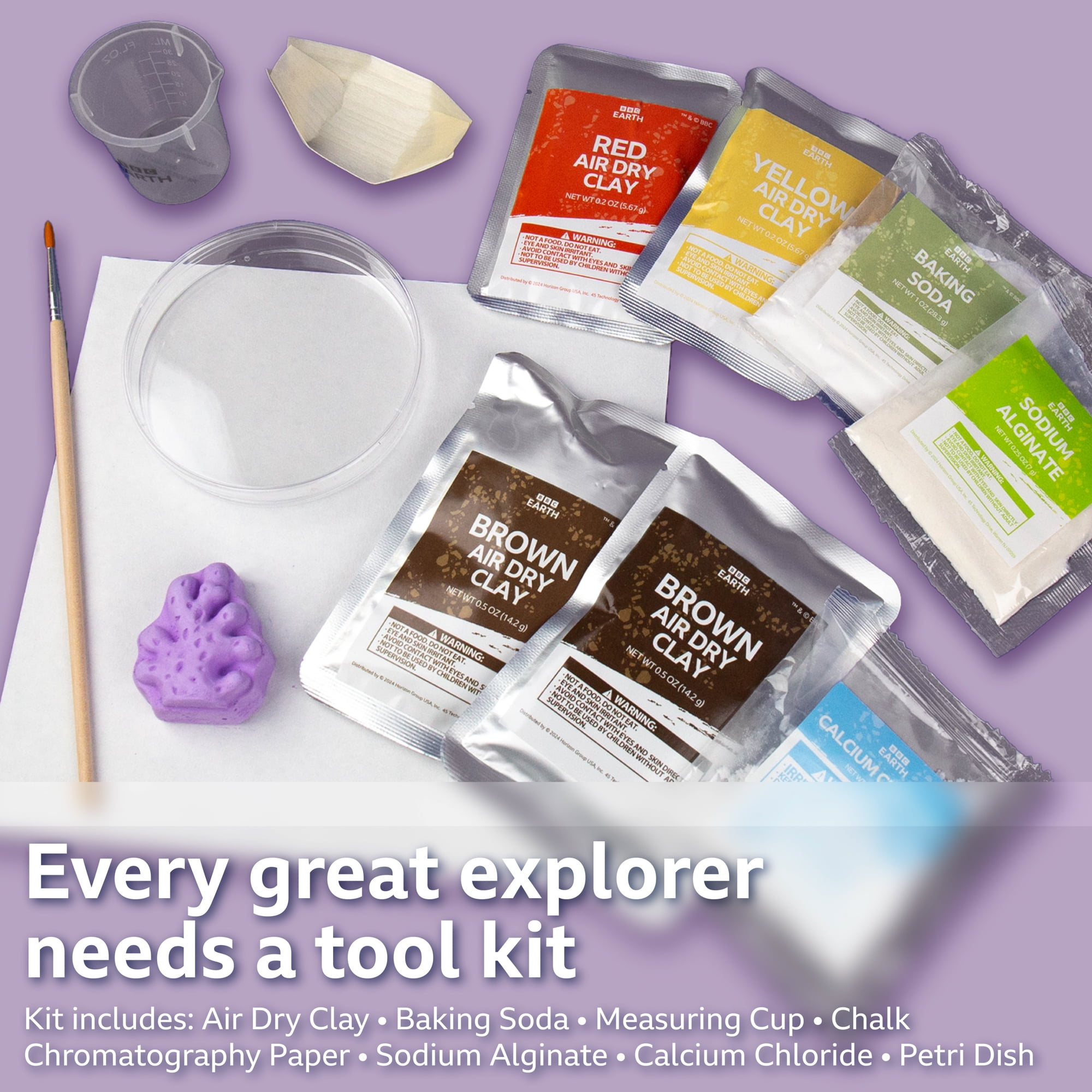 BBC Earth Extreme Chemistry Set, STEM Science Experiment Kit for Kids (1 Kit) zv50n