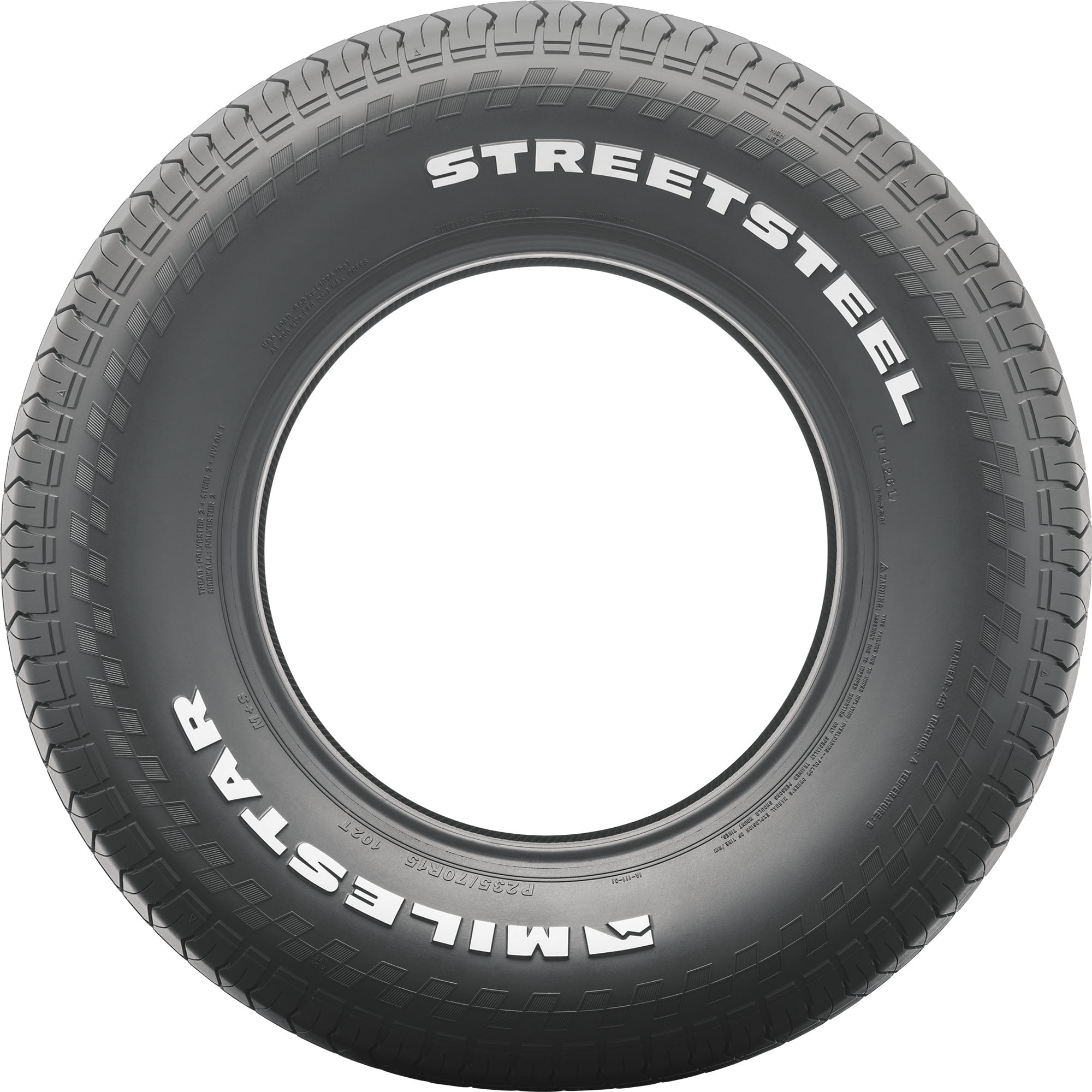 Milestar Streetsteel All Season Passenger Tire (225/70R14, 98T) yx1h3