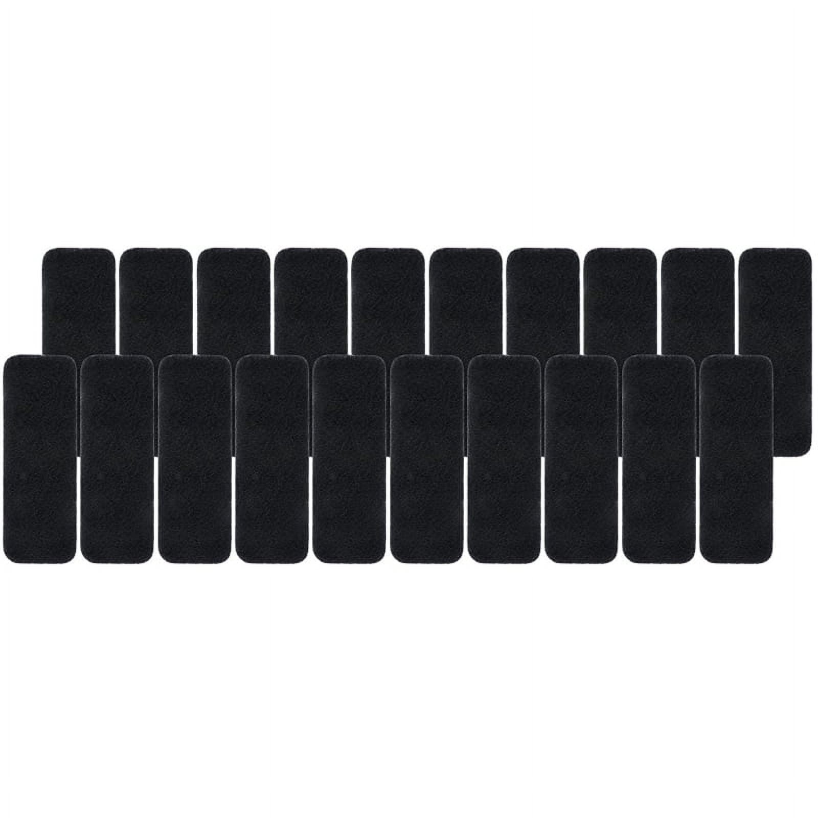 Generic Ceiling Fan Blade Air Purifier Pads (Black, 20 Pack, 9.84 in x 3.54 in) llad6