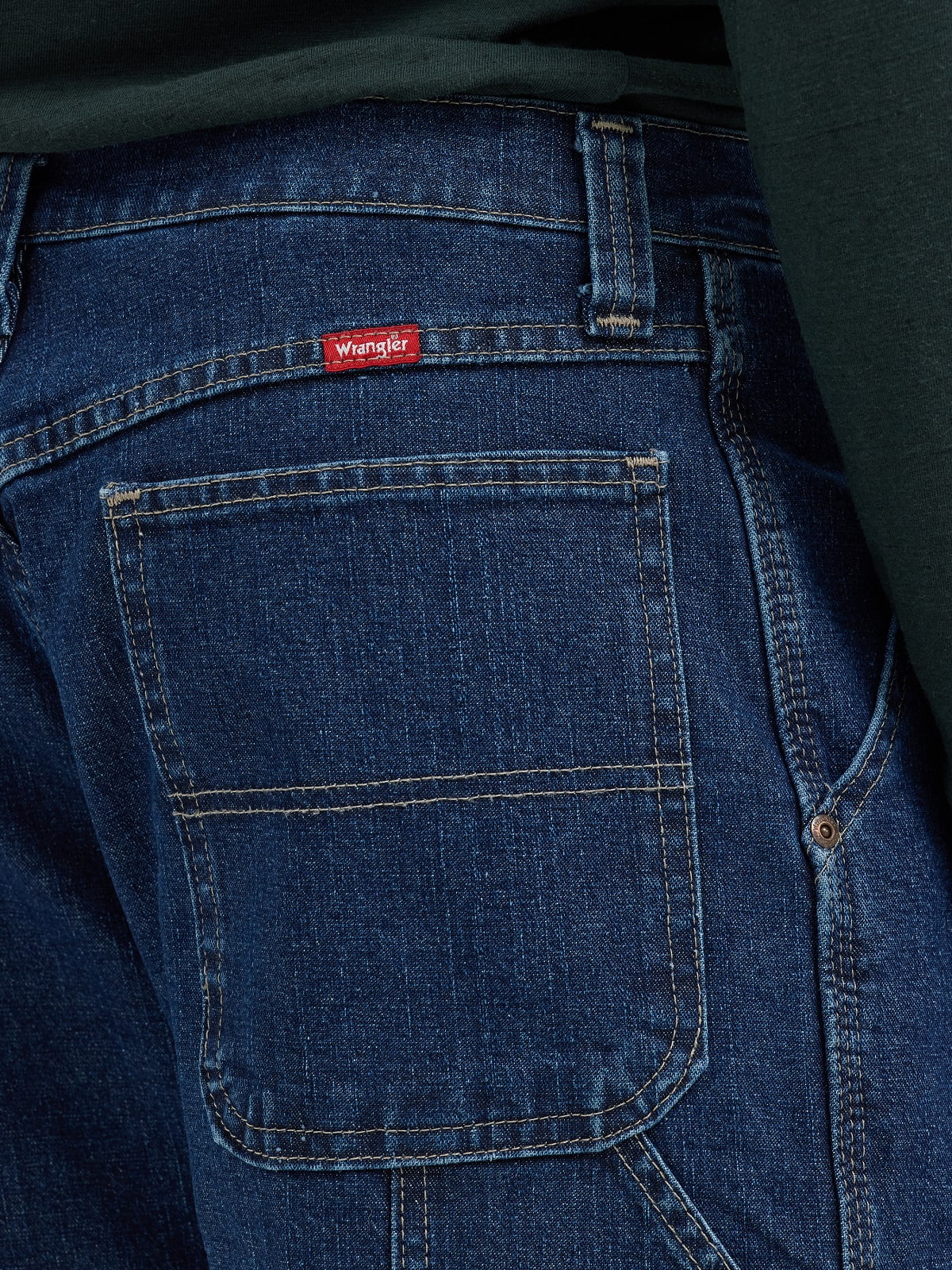 Wrangler Men's Carpenter Jean with Flex Durable Workwear (Blue, 32x30) k5jim - Image 3