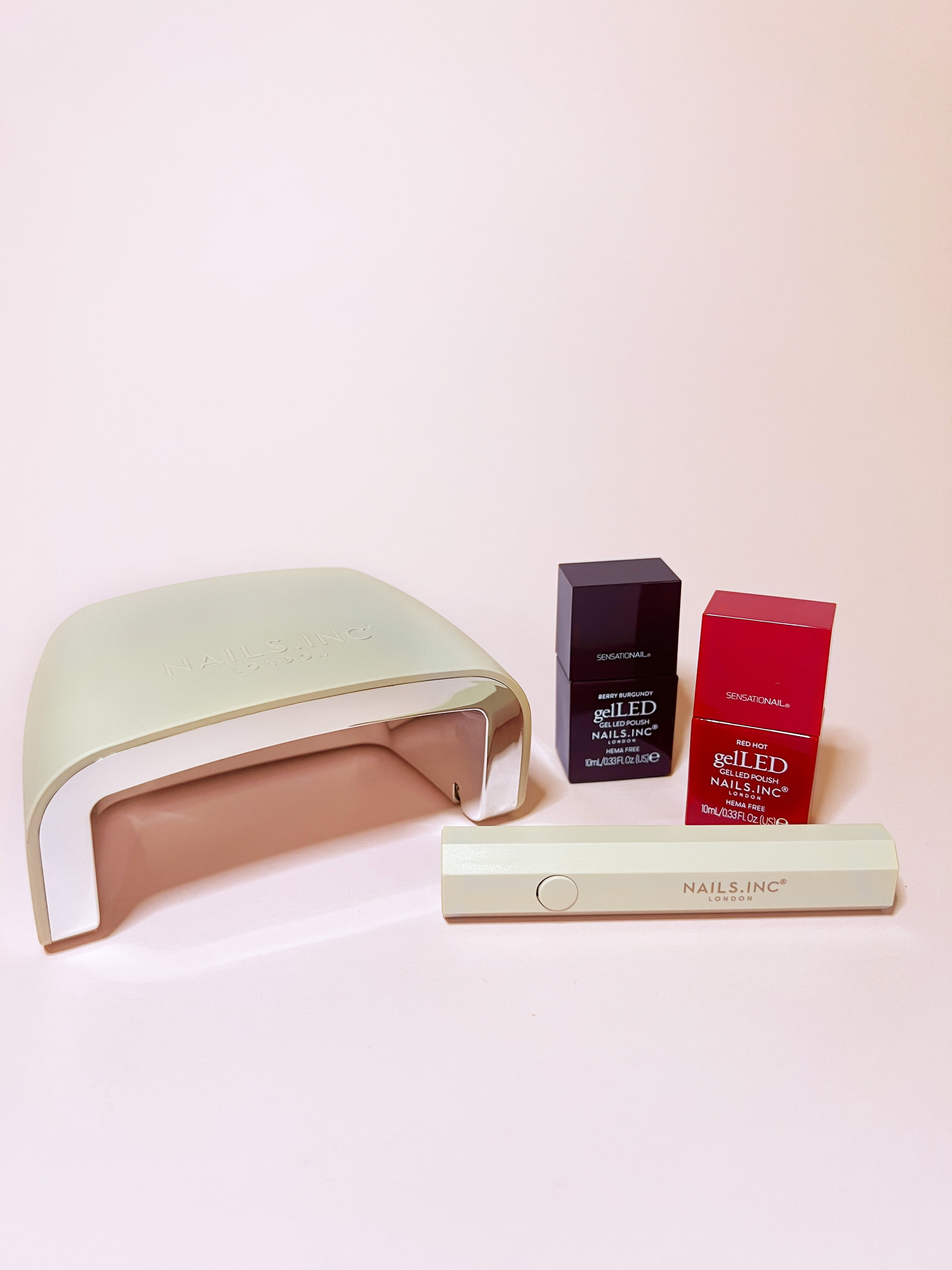 Nails Inc x Sensationail GelLED Portable LED Nail Lamp (Compact, 1 Count) q8oyu