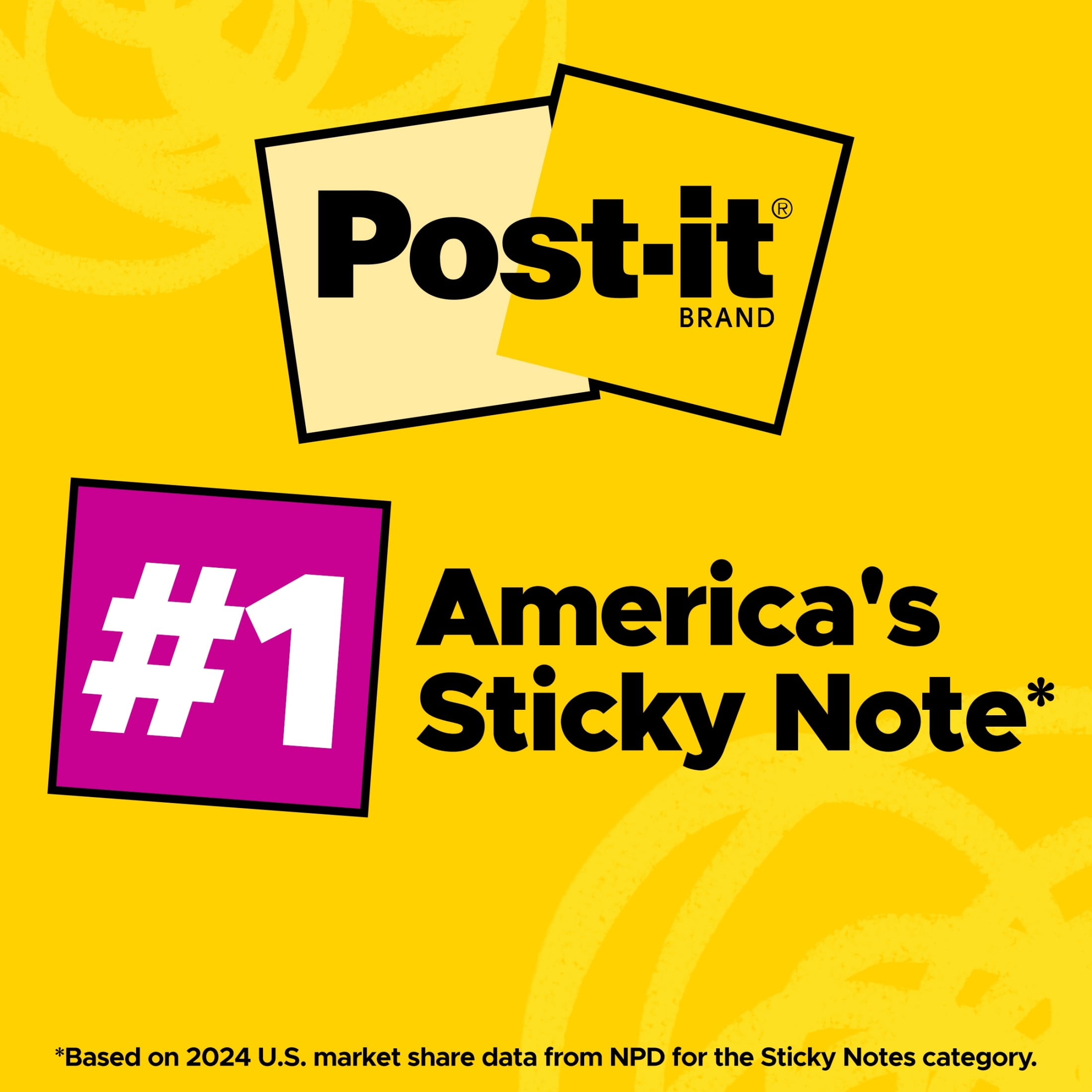 Post-it Super Sticky Lined Notes, Extra Adhesive Reminders for Office and School (Canary Yellow, 4 in x 6 in, 5 Pads) vmvhi
