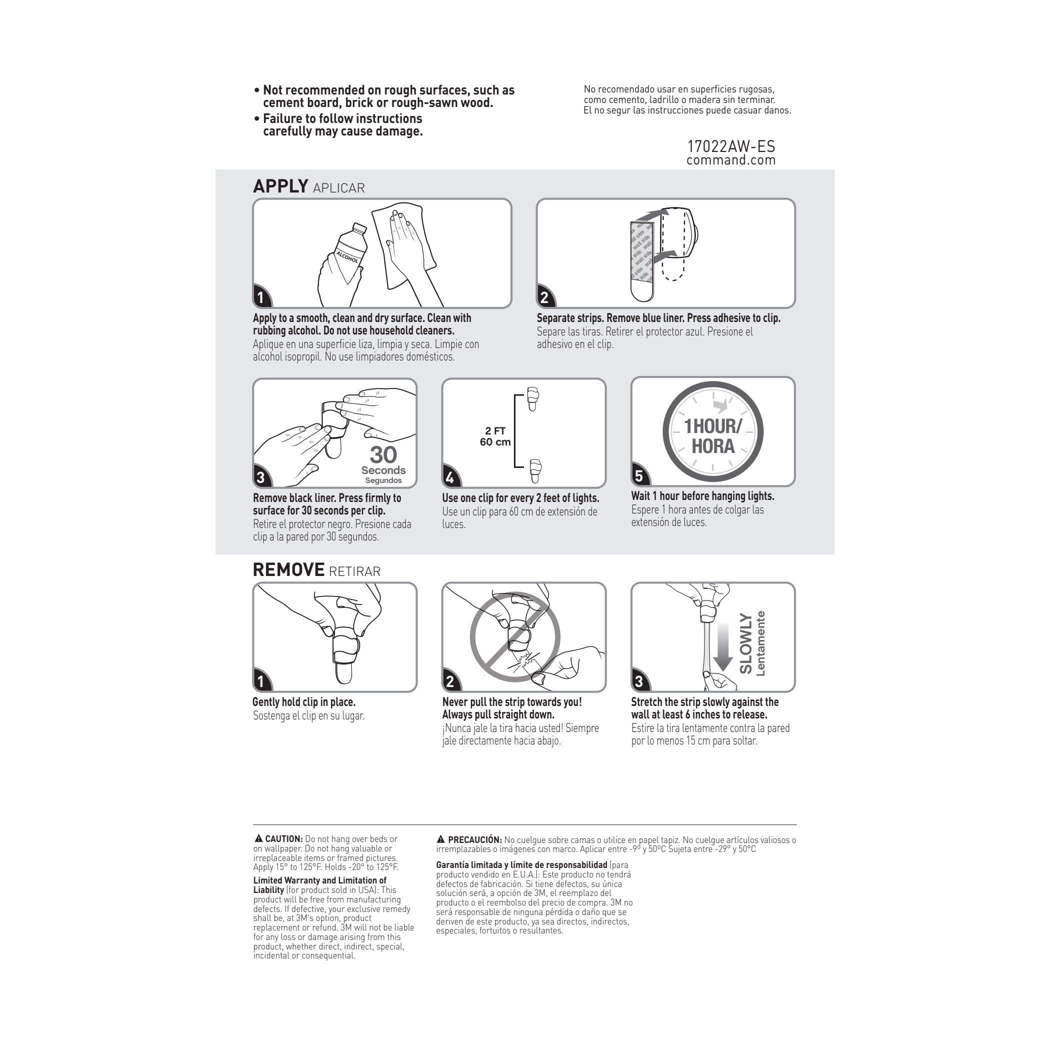 Command Outdoor Foam Strip Refills, Damage-Free Adhesive Strips for Window Hooks (White, Small, 48 Strips Total) t4wog