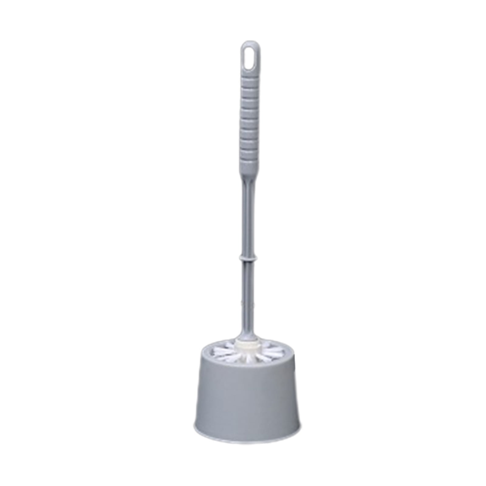 BingTong Toilet Bowl Brush and Holder Set (Gray, 15 in) lmcfu