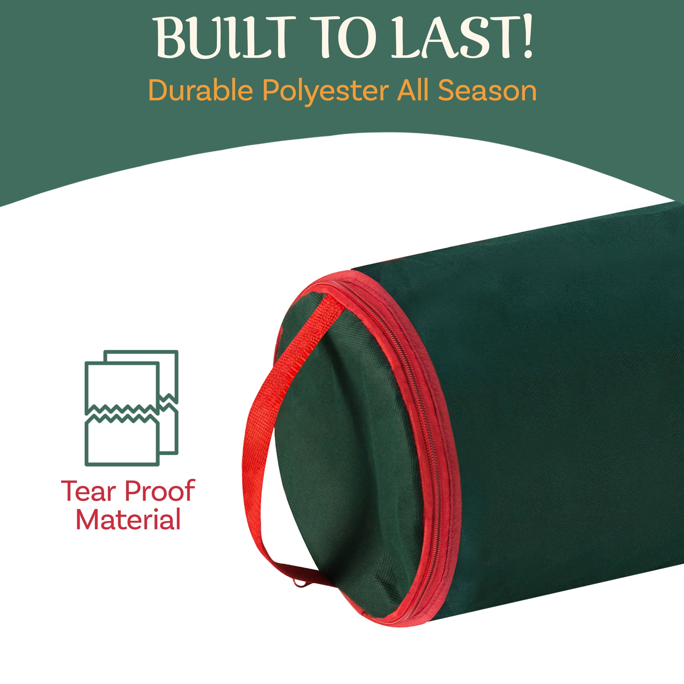 DTX Intl Wrapping Paper Storage Bag for 25 Rolls (Green, 40 in) 02rnn