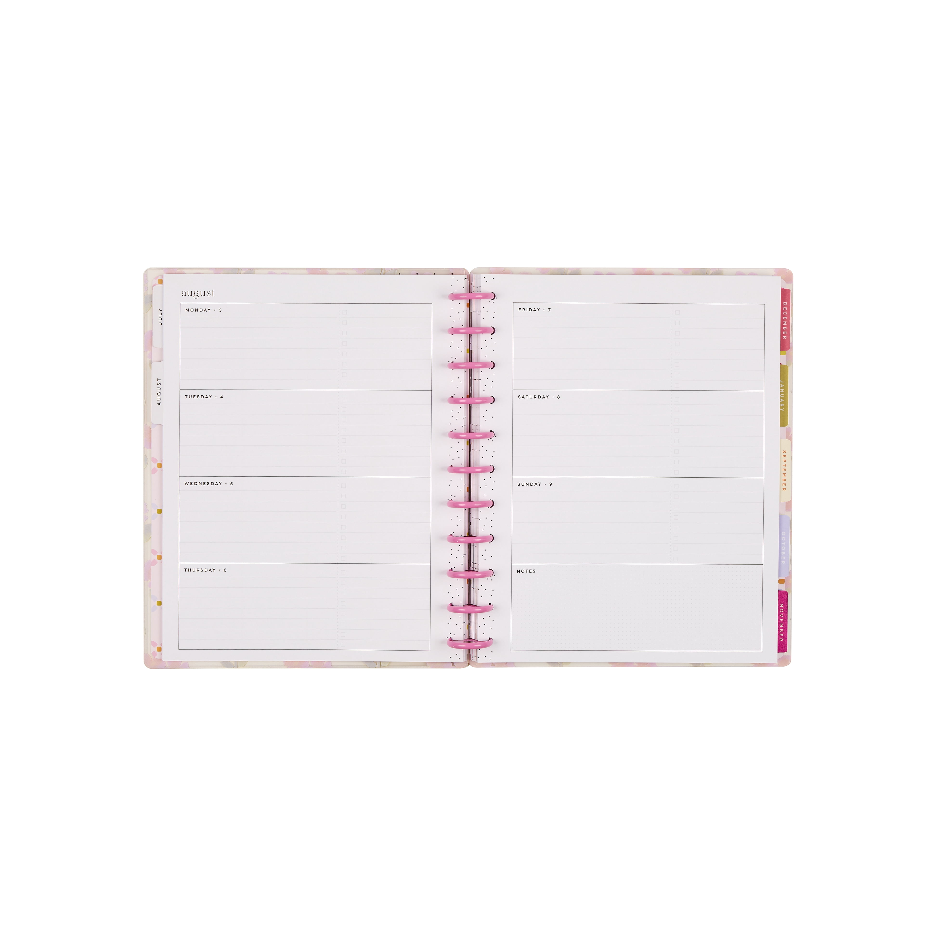 Happy Planner Sunshine Blooms 15-Month Dated Planner, Horizontal Layout, Disc-Bound (Multicolor, 8.5 in x 11 in) urtsv - Image 9