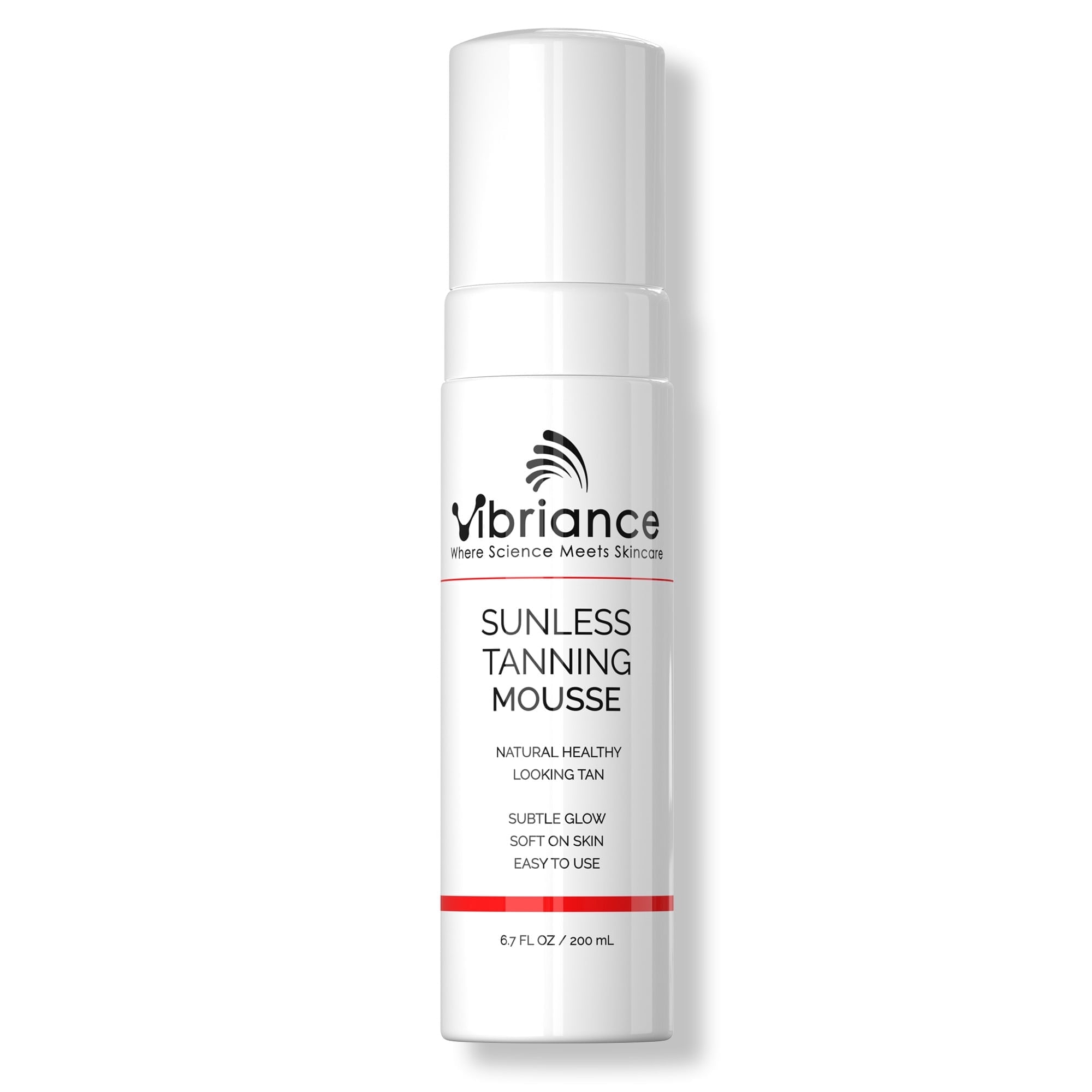Vibriance Sunless Tanning Mousse for Mature Skin, Self-Tanner for Face and Body, Streak-Free Buildable Golden Glow (6.7 fl oz) 4941v