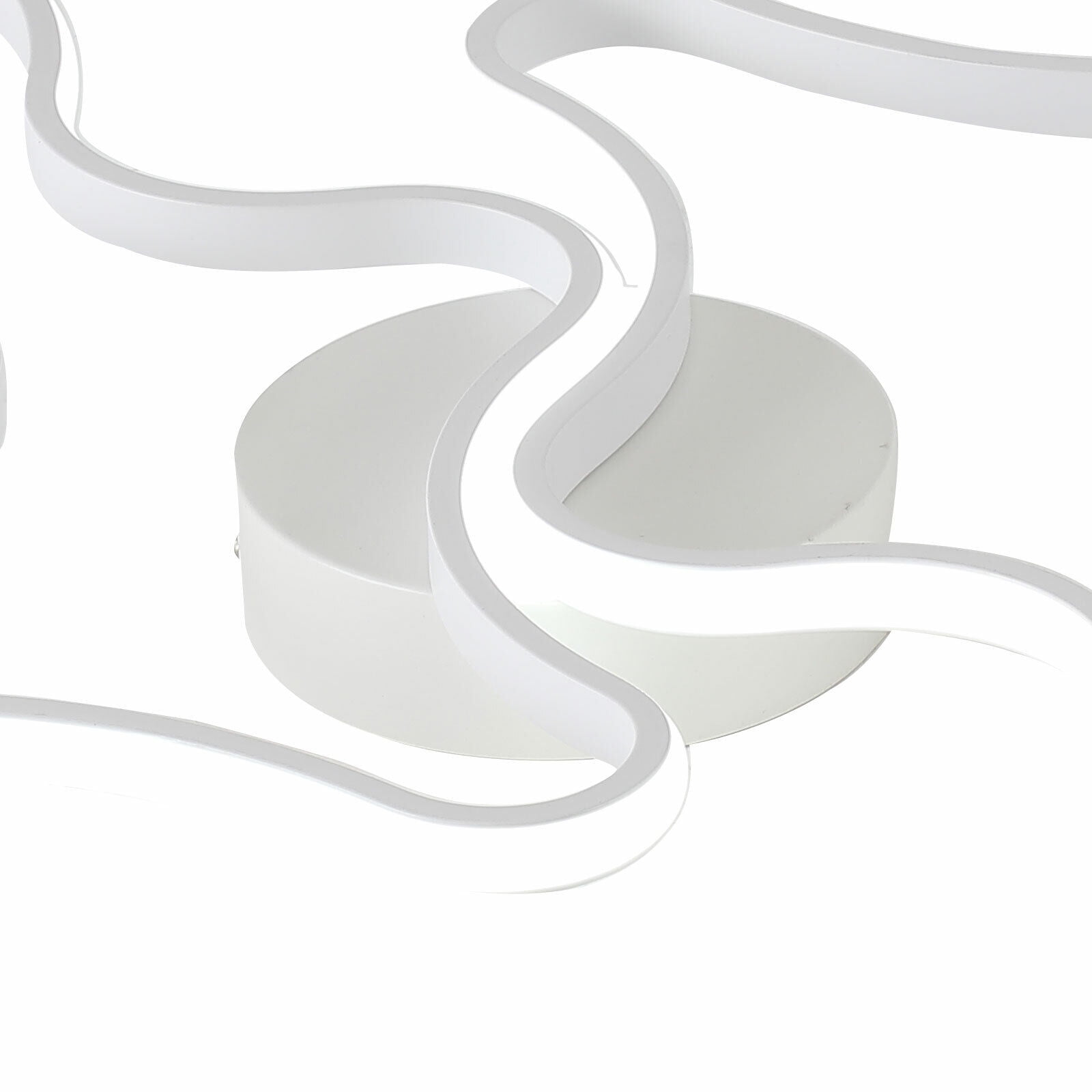 Modern Cloud LED Ceiling Light Fixture Flush Mount Chandelier (White, 22.83 in x 16.93 in x 2.36 in) 6rm61