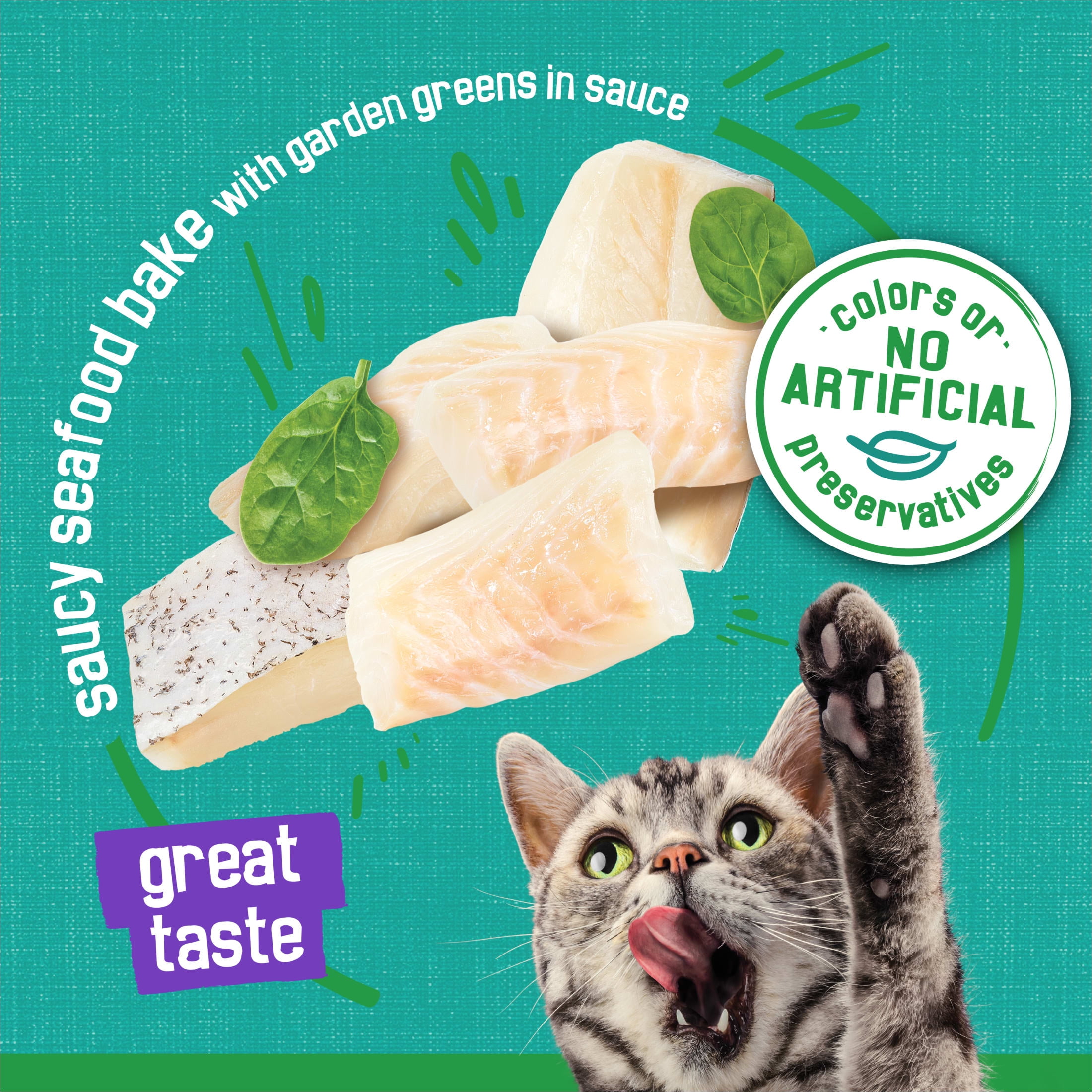 Purina Friskies Indoor Wet Cat Food, Saucy Seafood Bake (5.5 oz) xuim1