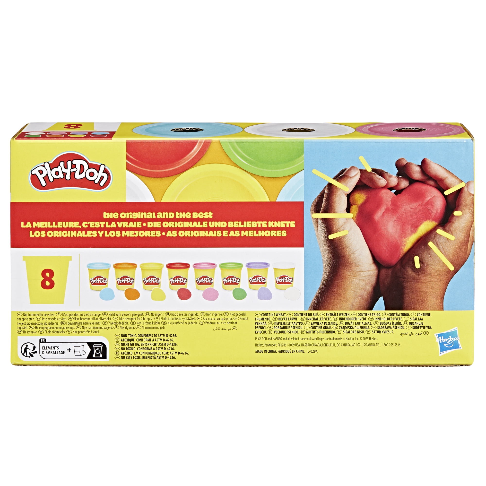 Play-Doh Modeling Compound Rainbow Pack (Assorted Colors, 8 Pack of 3 oz) p7ukx