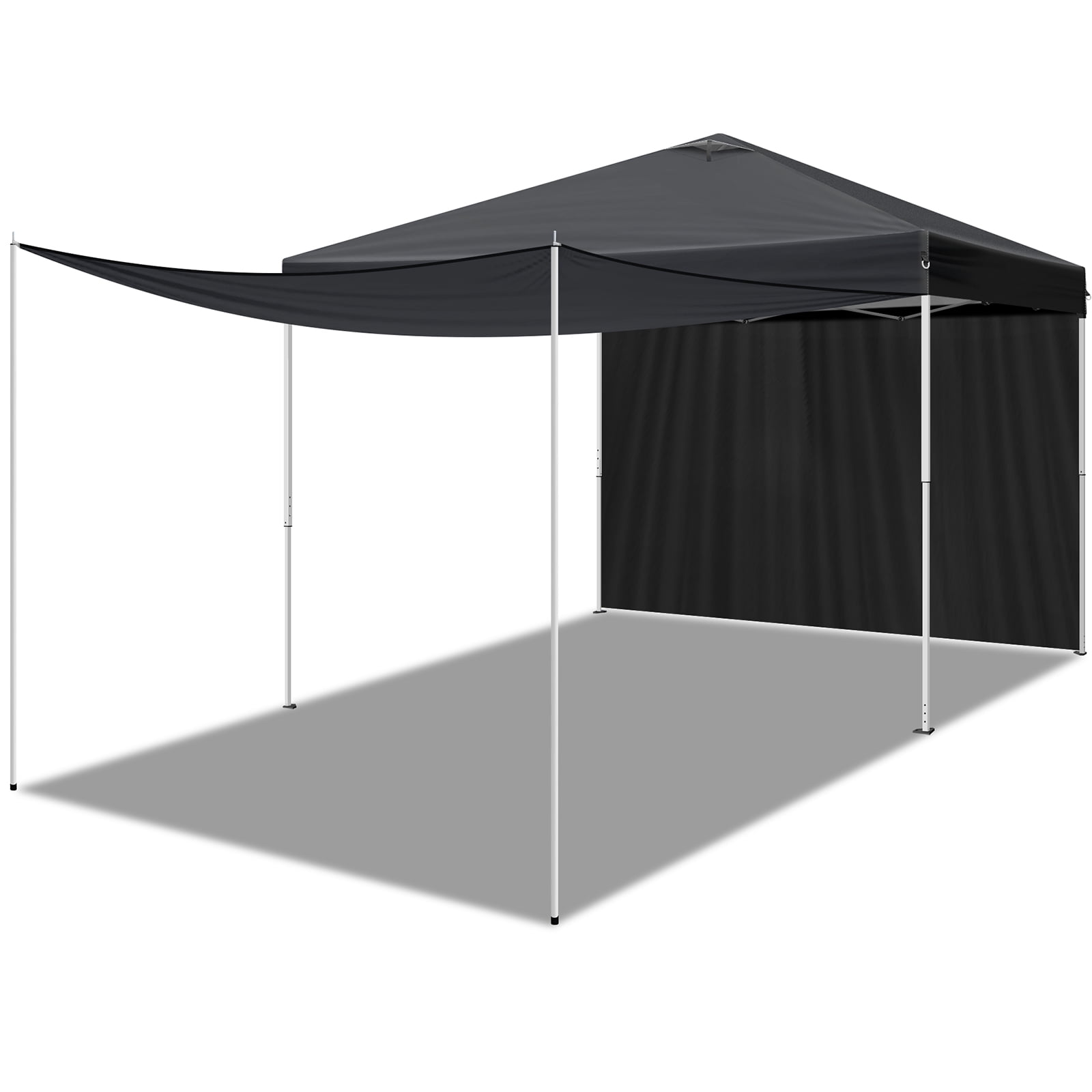 UBesGoo Pop Up Canopy Tent Outdoor Patio Shade Shelter (Black, 10 ft x 10 ft) mrtob