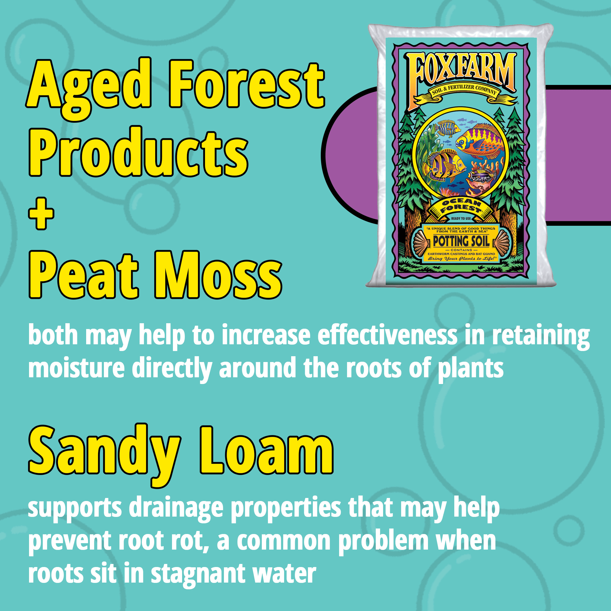 FoxFarm Ocean Forest Potting Soil (Organic, Nutrient-Rich Garden Mix, 12 qt) 7h0ur