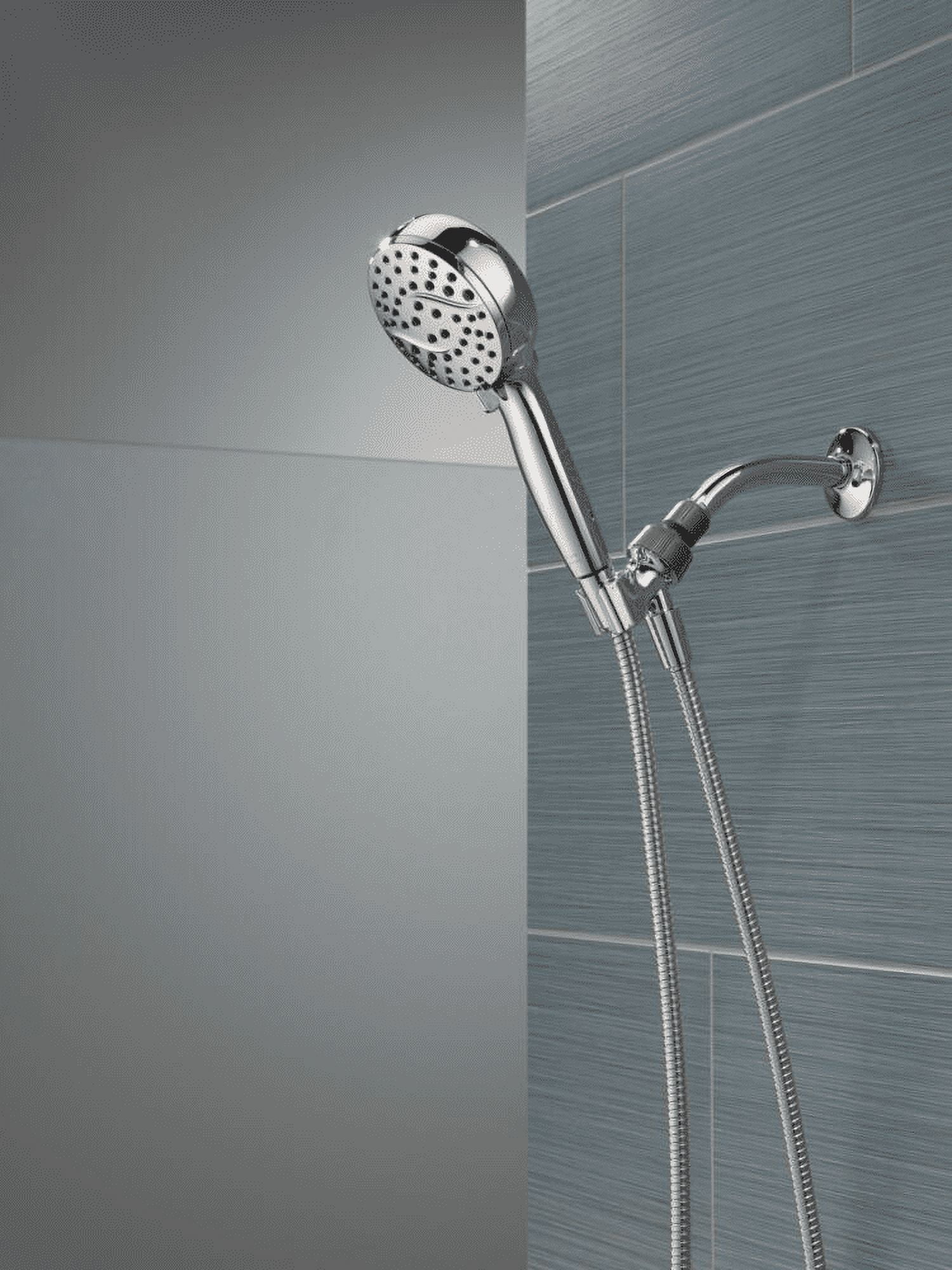 Delta Faucet 6-Setting Hand Shower with ProClean Cleaning Spray (Silver, 1 Pack) 18iqr