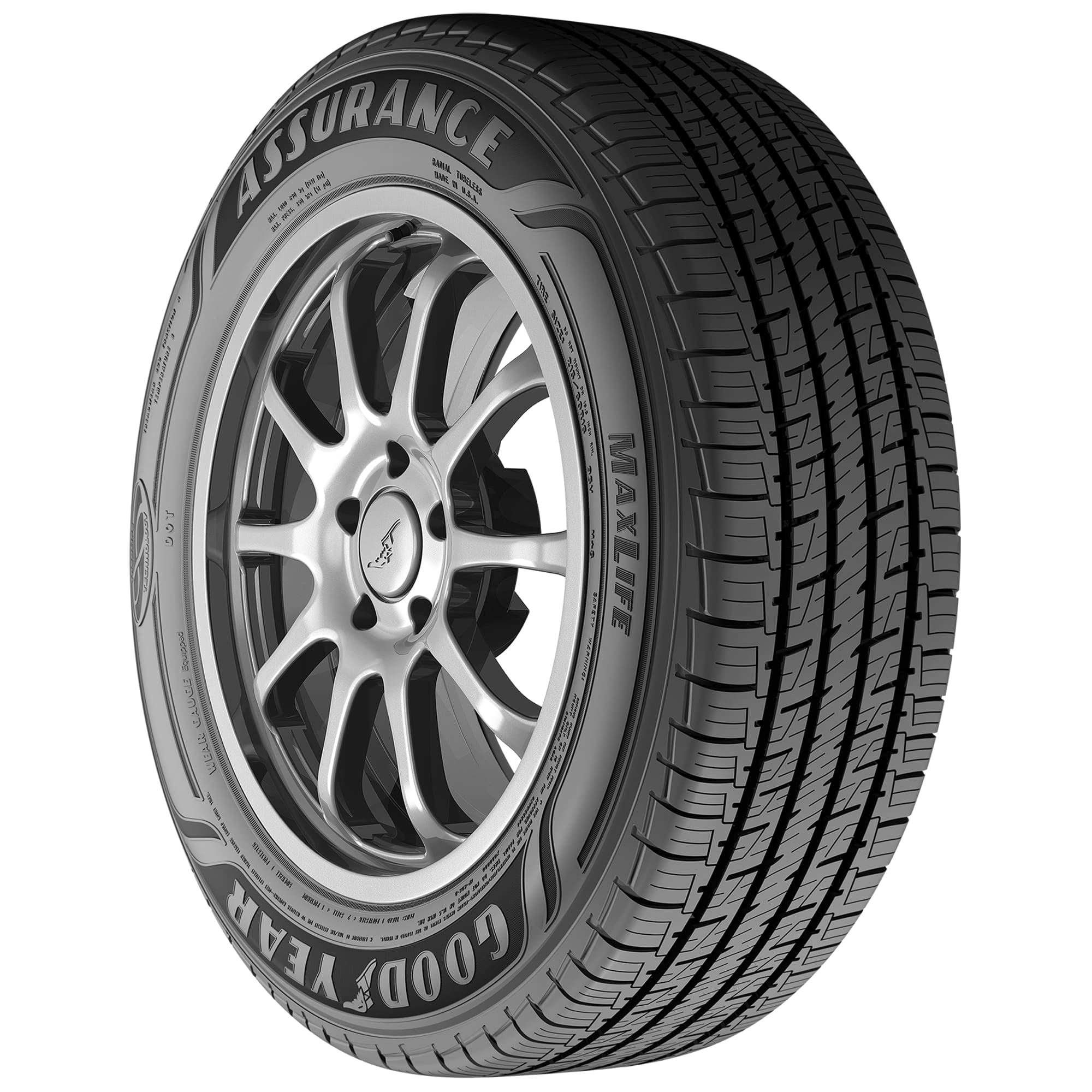 Goodyear Assurance MaxLife All Season Passenger Tire (Black Sidewall, 235/50R17) 6sg7q