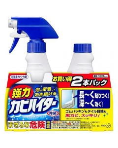 Kao Bathroom Cleaner Spray Set with Refill (Regular, 27.05 fl oz) 2k9cm