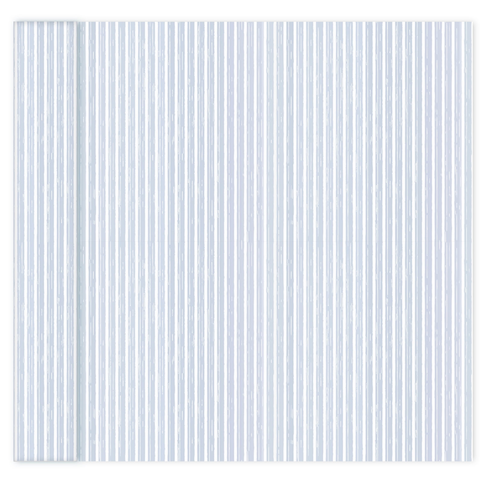 Kwagocar Peel and Stick Wallpaper Self-Adhesive Decorative Liner for Furniture and Walls (Blue Stripe, 17.7 in x 118 in) qq4r8