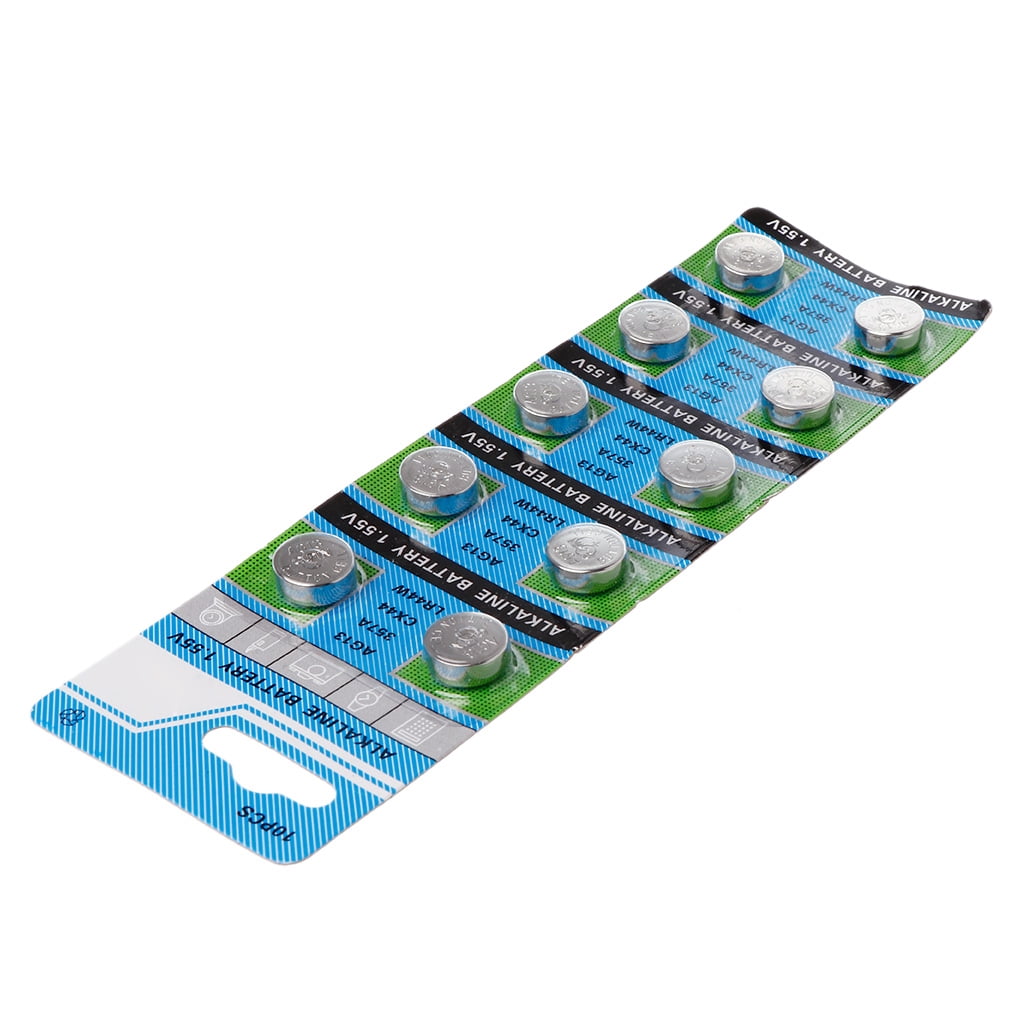 MANNYA LR44 AG13 Button Coin Cell Batteries (10 Pack, 1.5V) 2x92i