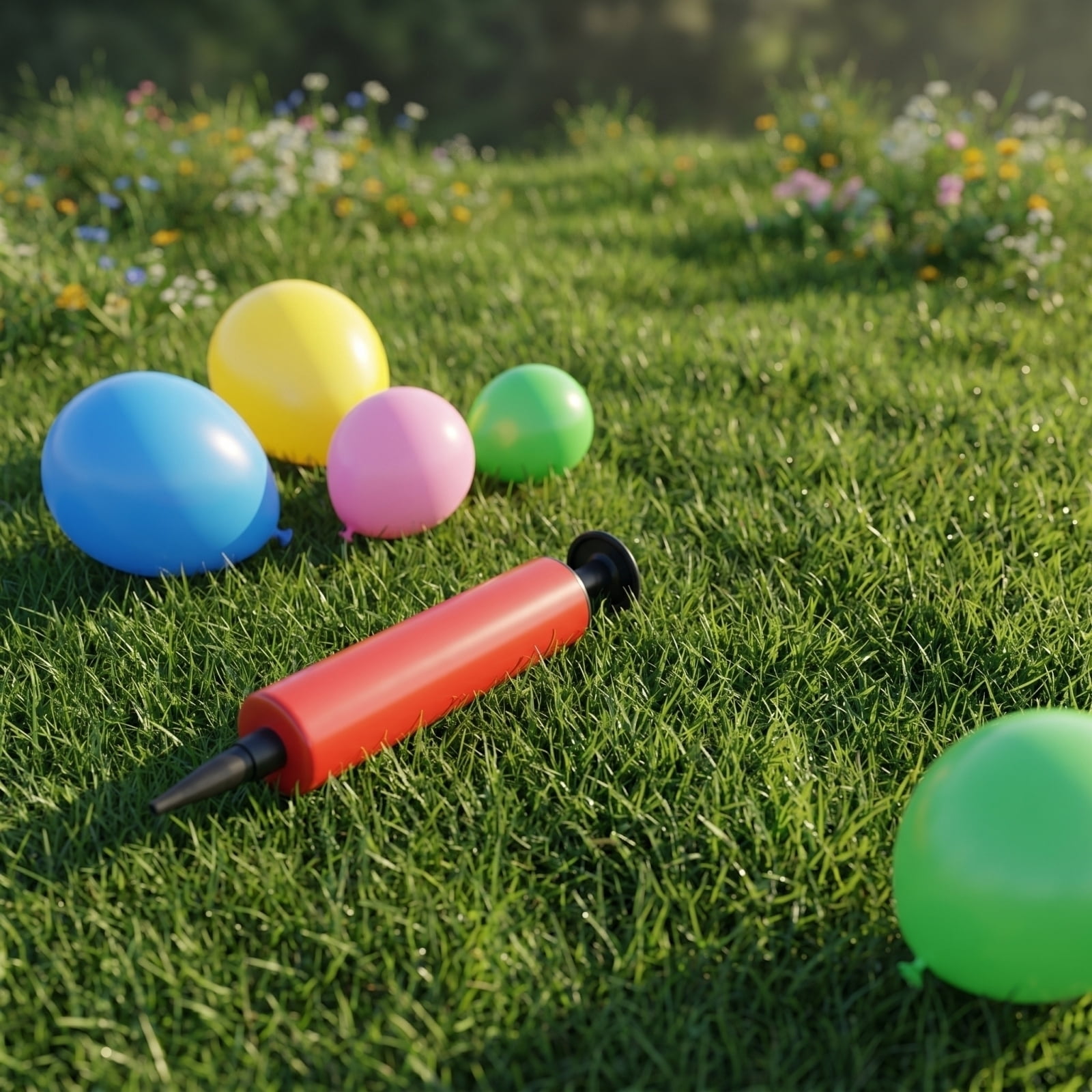 Kazooa Handheld Balloon Air Pump Manual Inflator for Party Decorations (7.1 in) eyg68