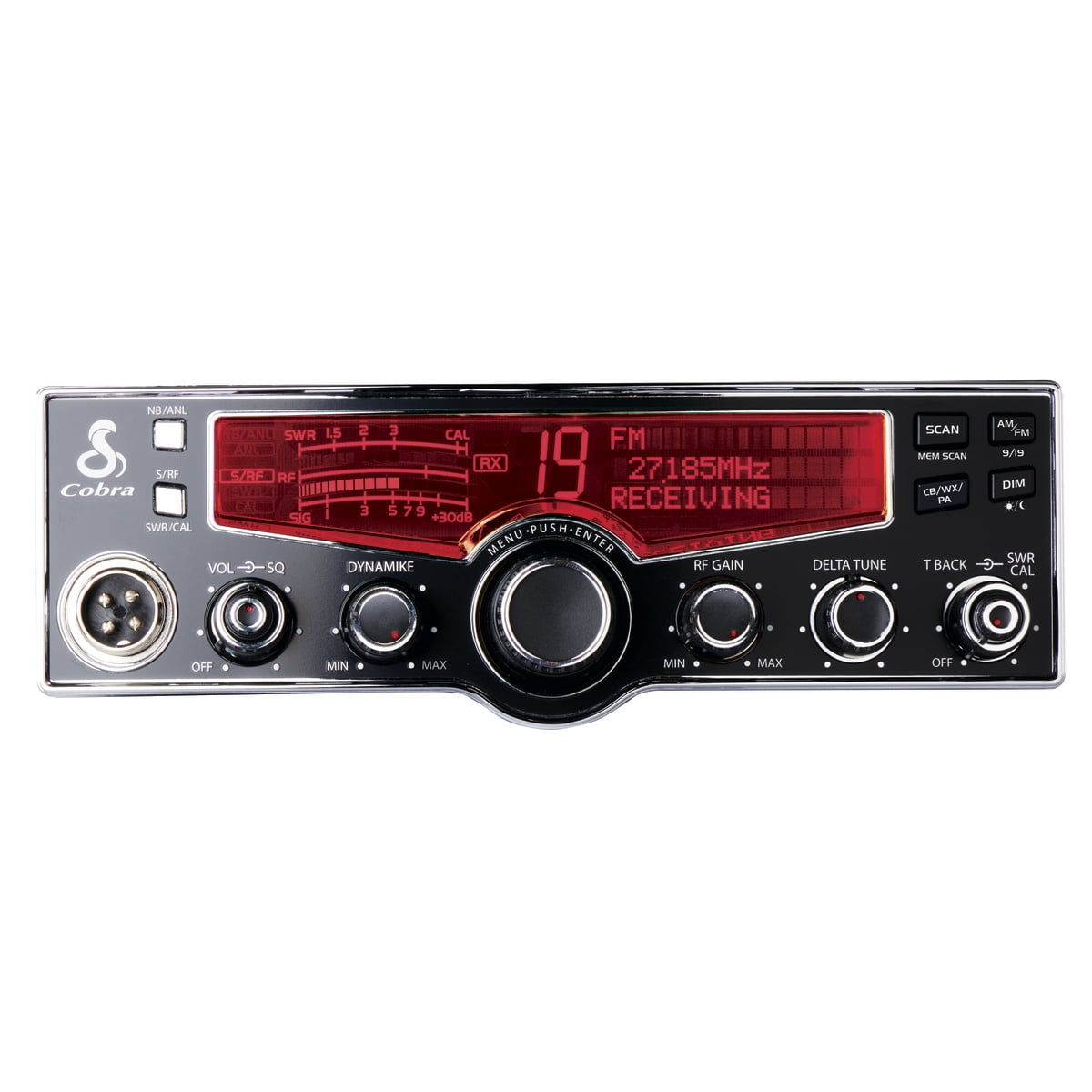 Cobra 29LX Professional CB Radio with NOAA Weather Alerts and 4-Color LCD Display (Black) dgy05