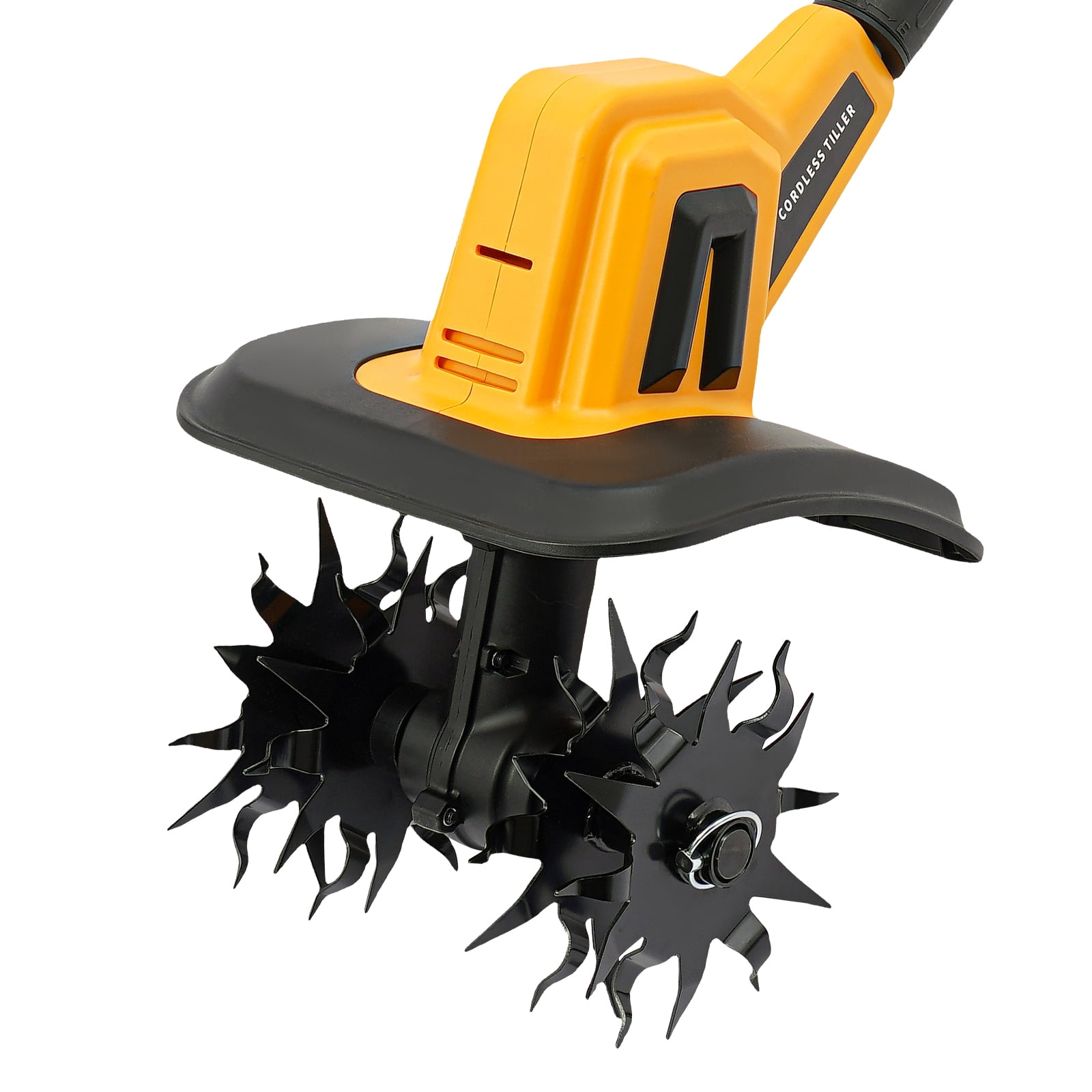 Earthwise 20V Cordless Tiller Cultivator, Electric Garden Soil Tiller with Battery (360 RPM) ey6mc