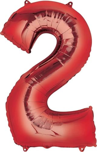 Anagram Sesame Street Elmo 2nd Birthday Party Balloon Bouquet Decoration Set (8 Piece) daio5